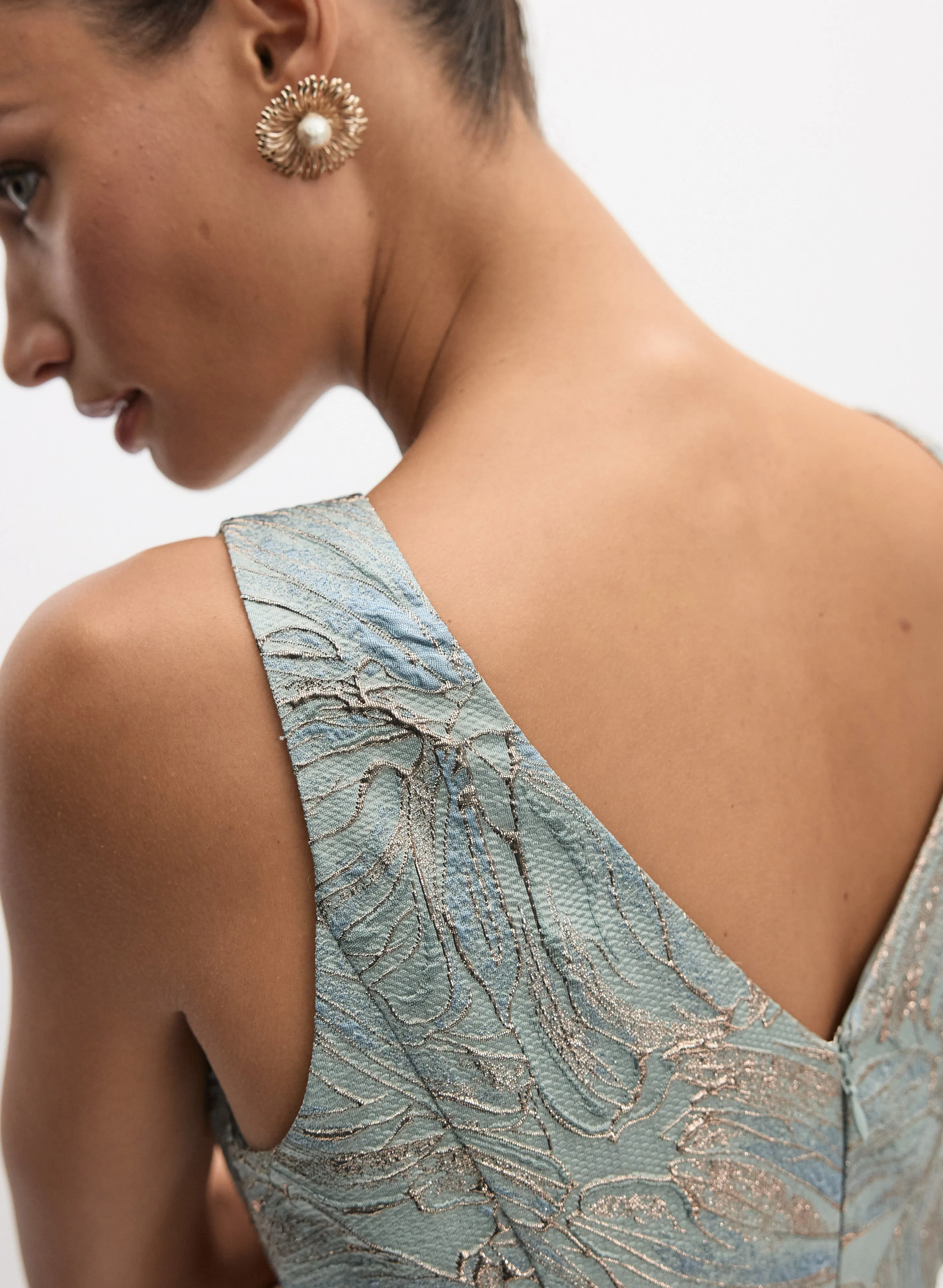 Alex Evenings - Floral Jacquard Dress sold by Melanie Lyne product image thumbnail 5
