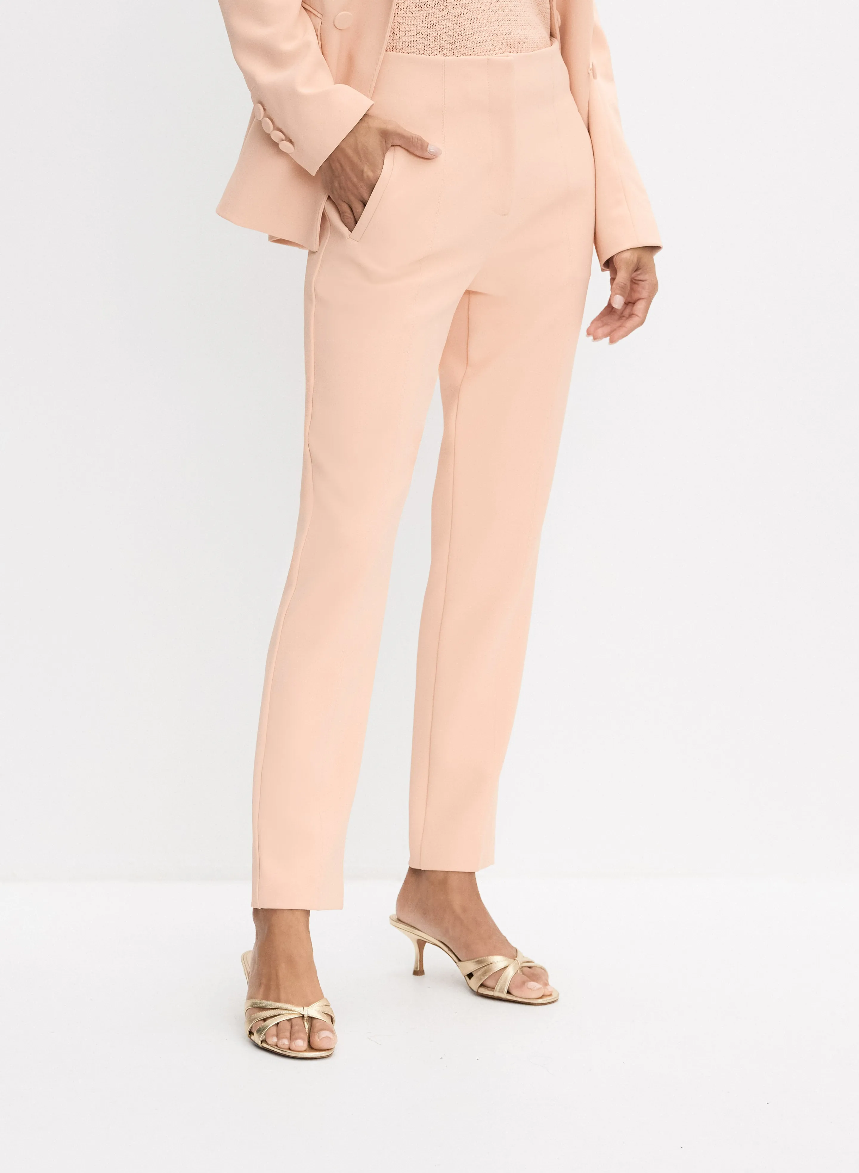 Juliette Slim-Leg Pants sold by Melanie Lyne