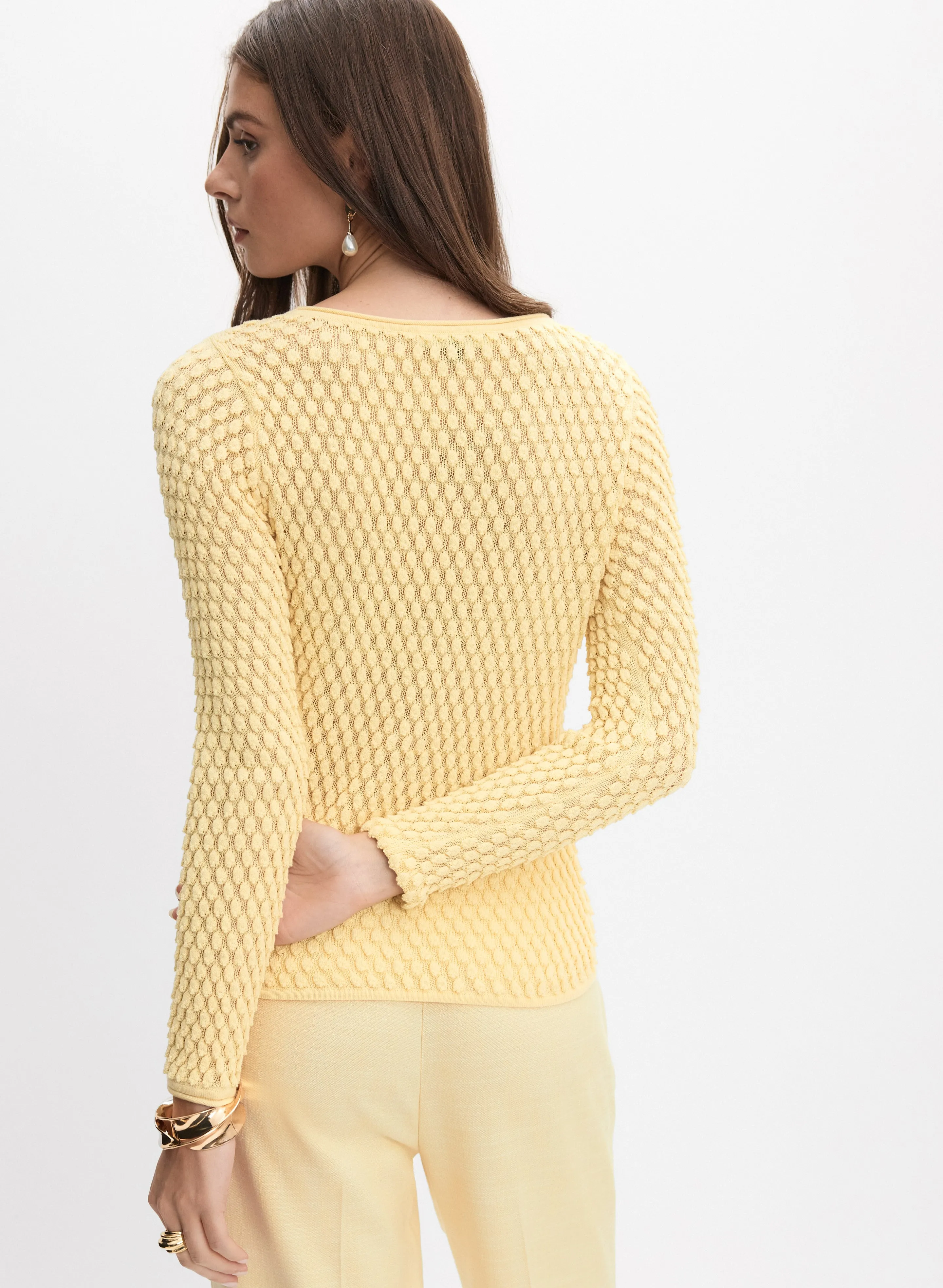 Popcorn Stitch Pullover sold by Melanie Lyne product image thumbnail 3