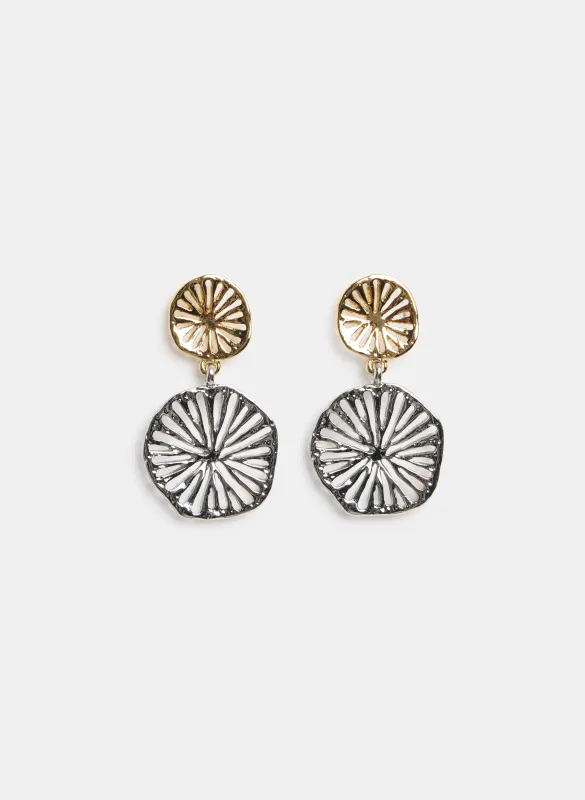 Two-Tone Earrings made by Melanie Lyne