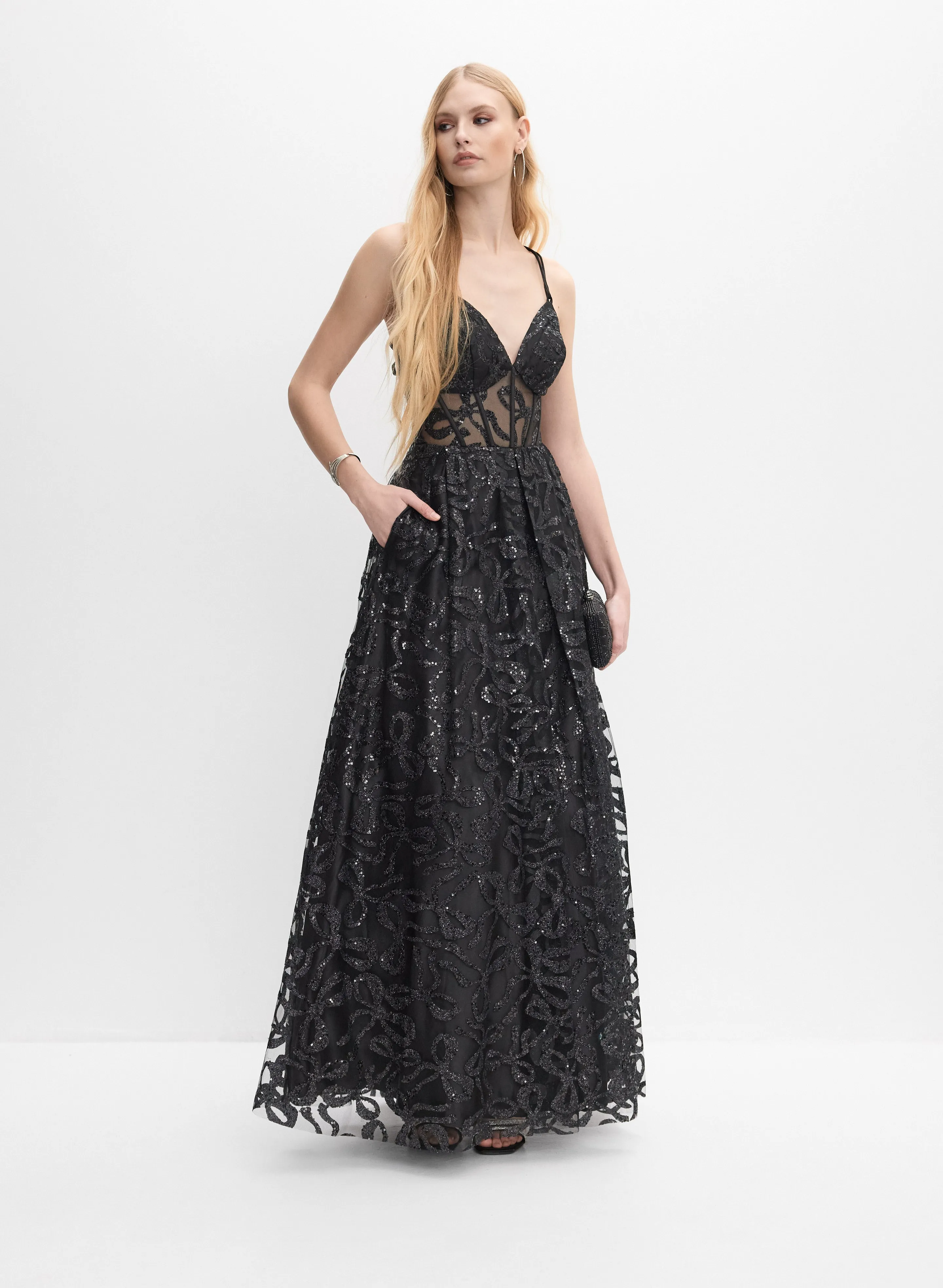 Glitter Tulle Ballgown Dress sold by Melanie Lyne