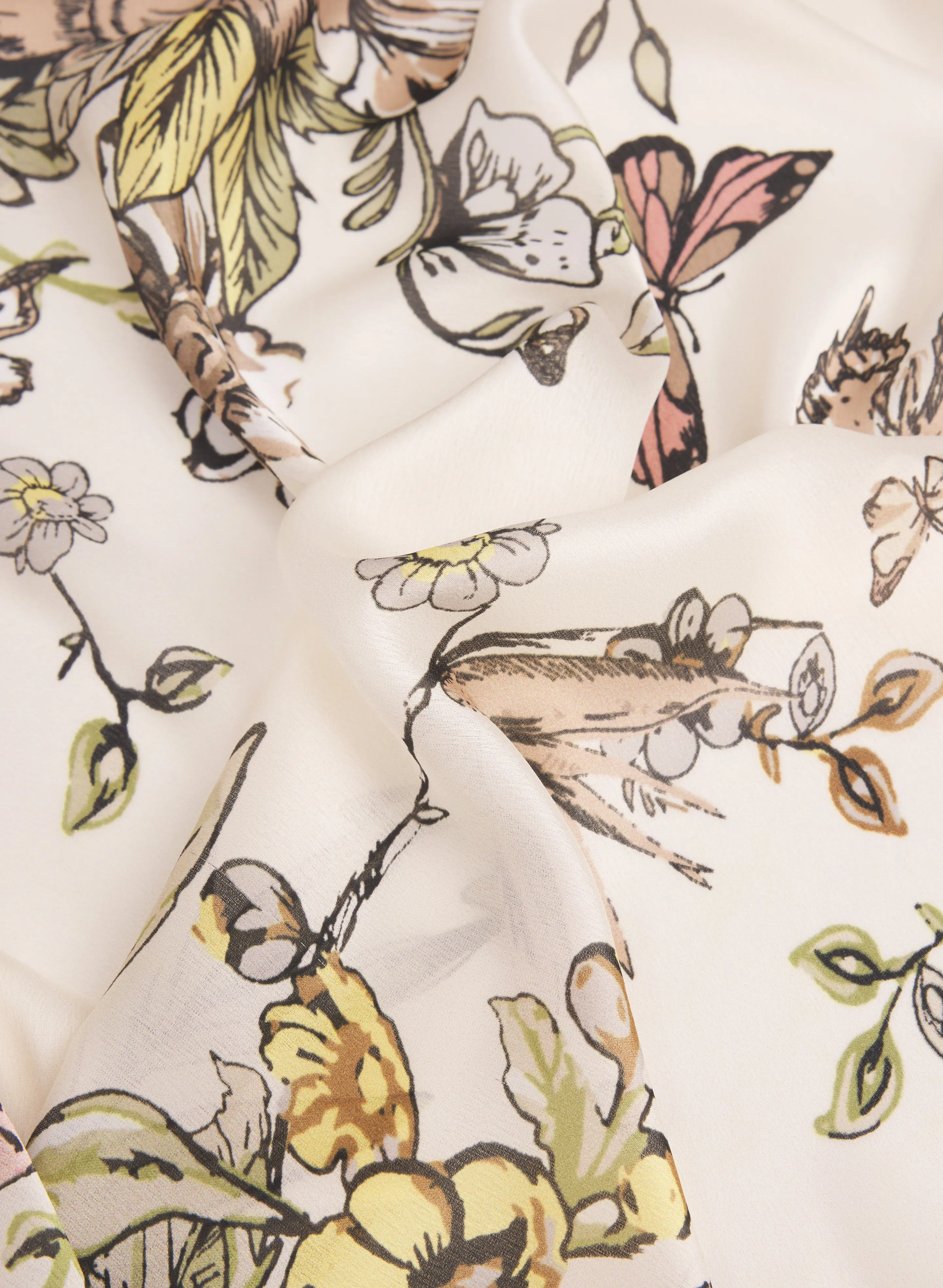 Floral Satin Scarf sold by Melanie Lyne product image thumbnail 3