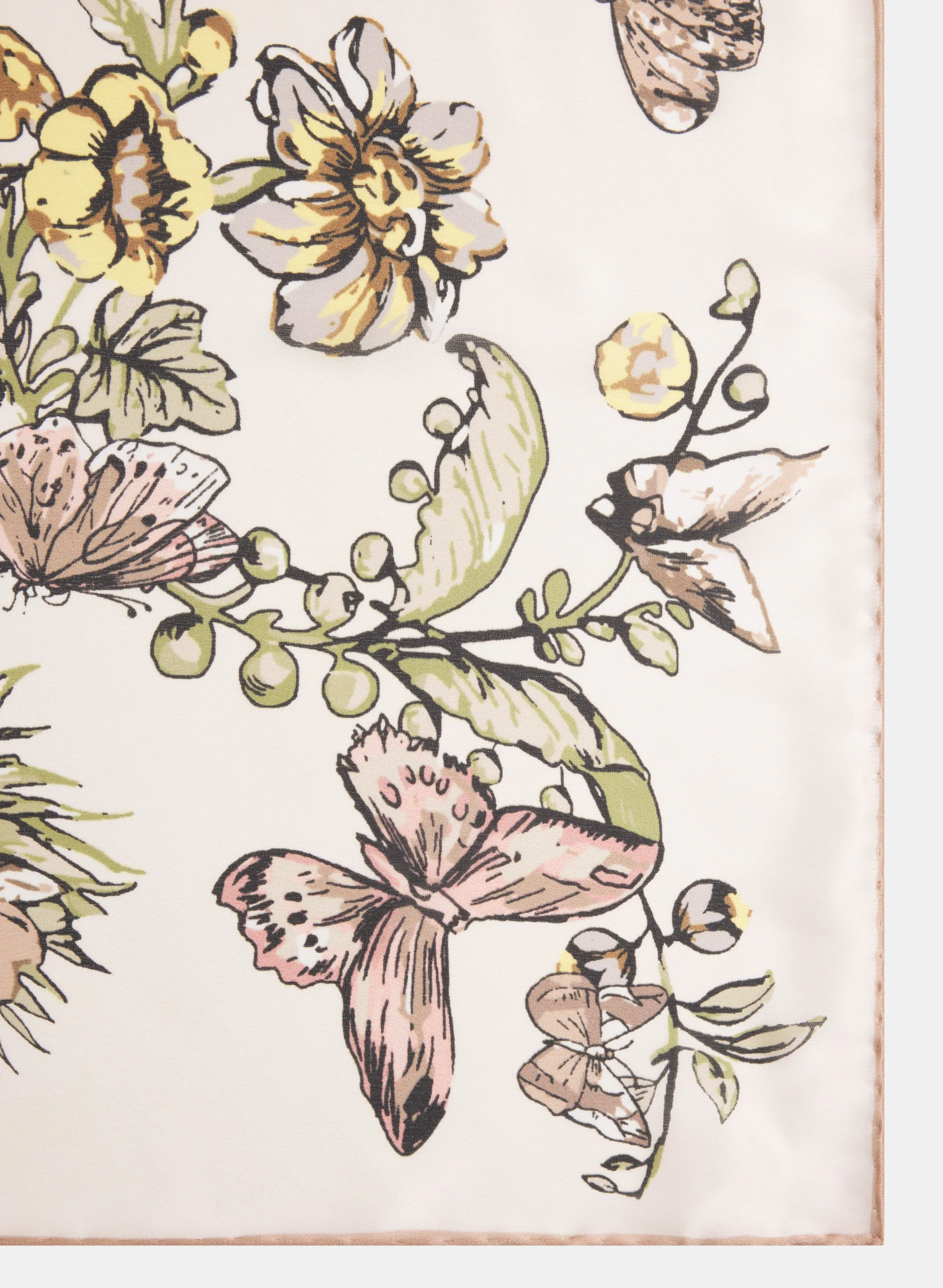 Floral Satin Scarf sold by Melanie Lyne product image thumbnail 2