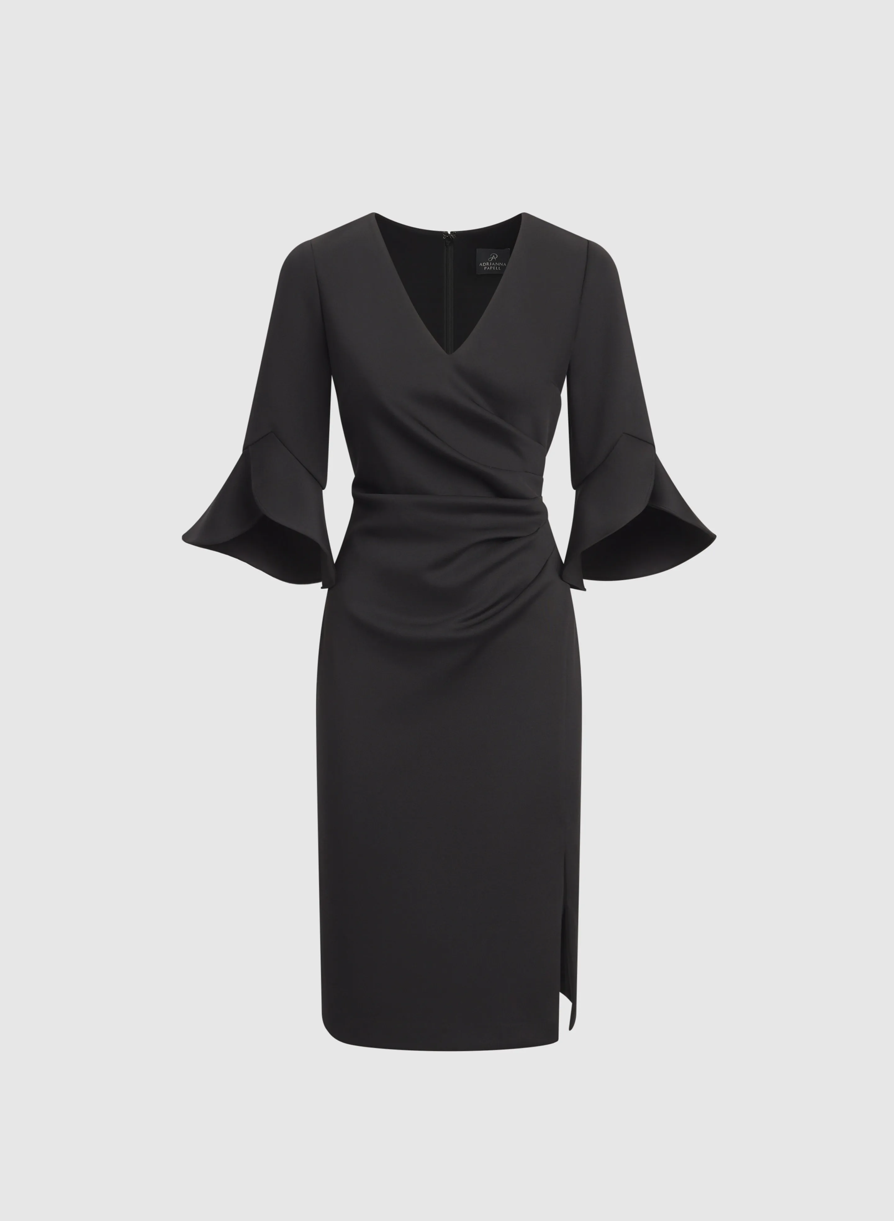 Adrianna Papell - Fitted Crepe Dress sold by Melanie Lyne product image thumbnail 5