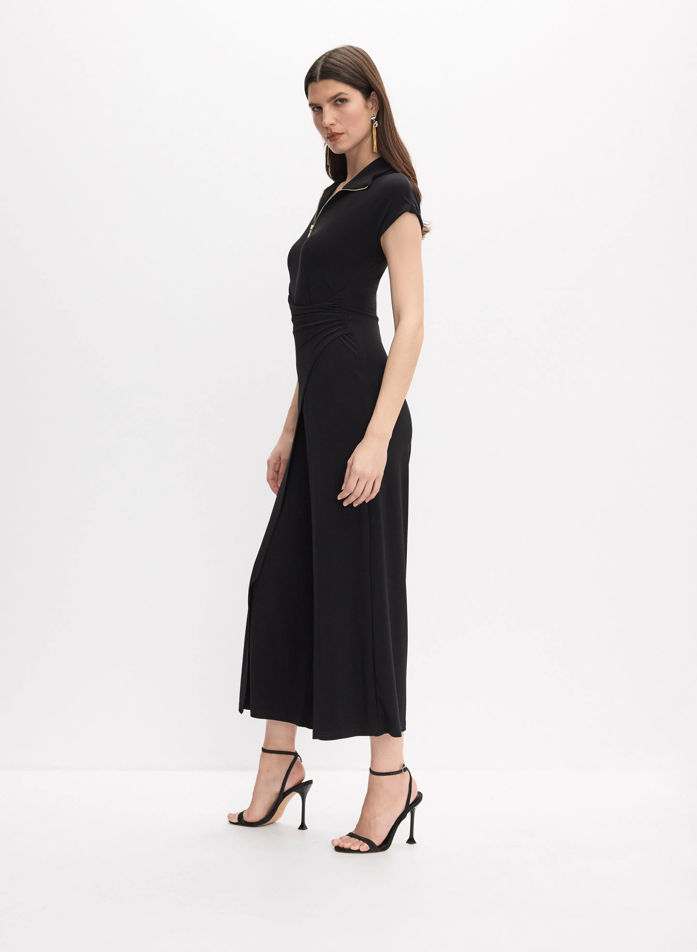 Joseph Ribkoff - Zip Front Jumpsuit sold by Melanie Lyne product image thumbnail 3