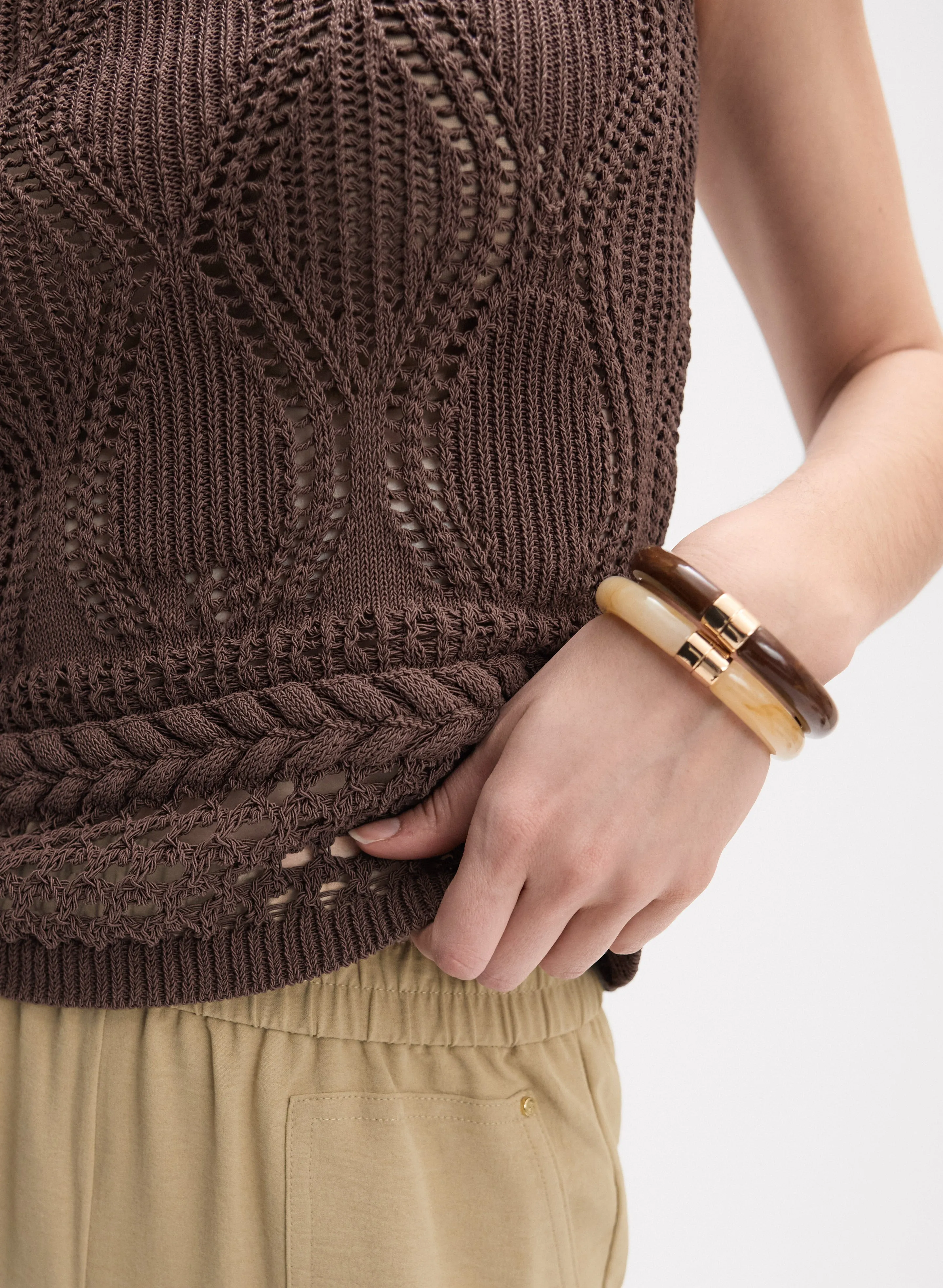 Open Knit Tank sold by Melanie Lyne product image thumbnail 2