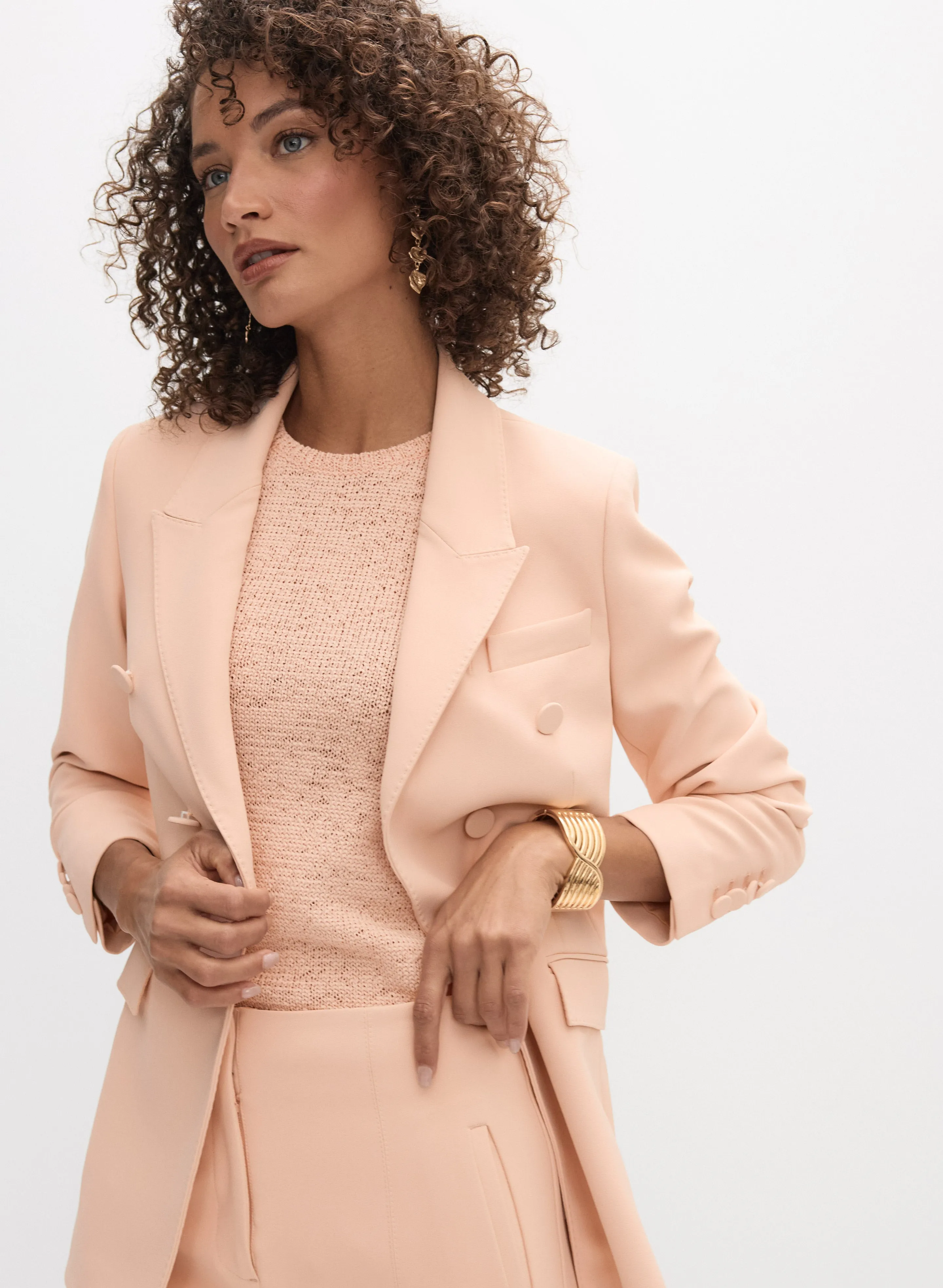 Faux Double-Breasted Blazer sold by Melanie Lyne