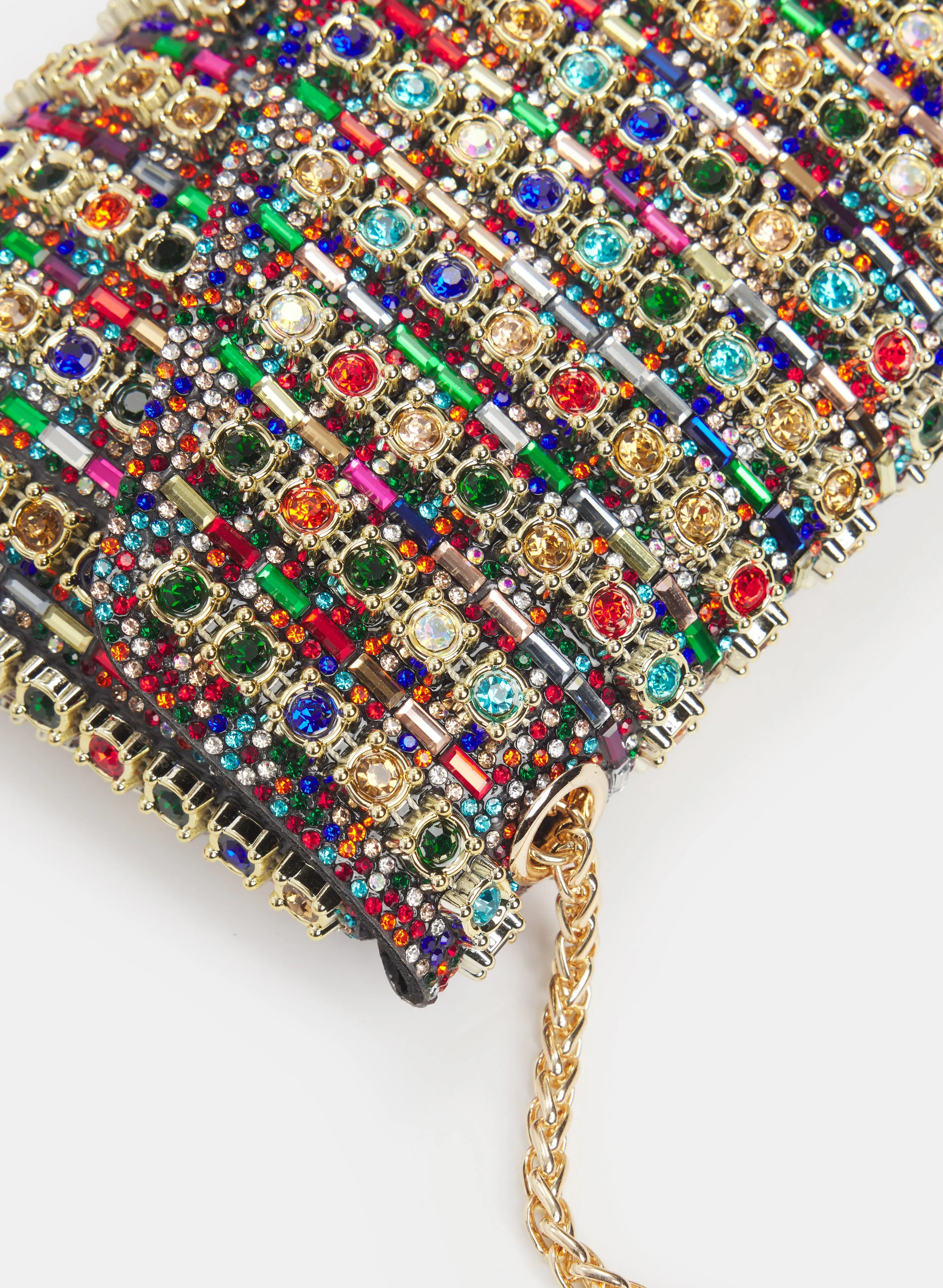 Multicolour Stone Clutch sold by Melanie Lyne product image thumbnail 2