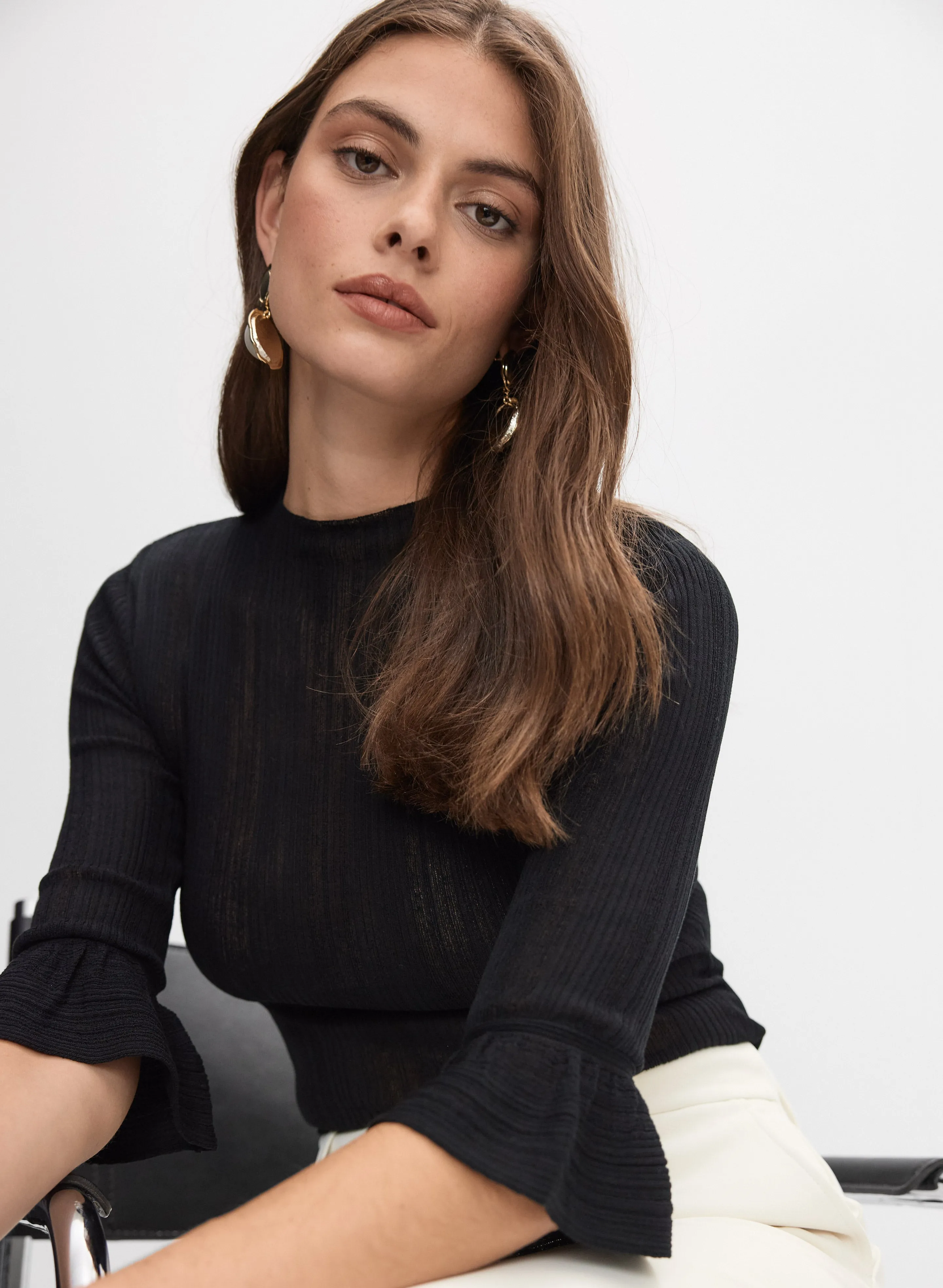 Bell Cuff Sweater sold by Melanie Lyne product image thumbnail 2