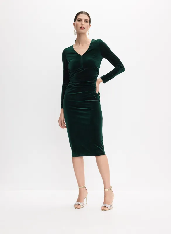 Fitted Velvet Dress made by Melanie Lyne