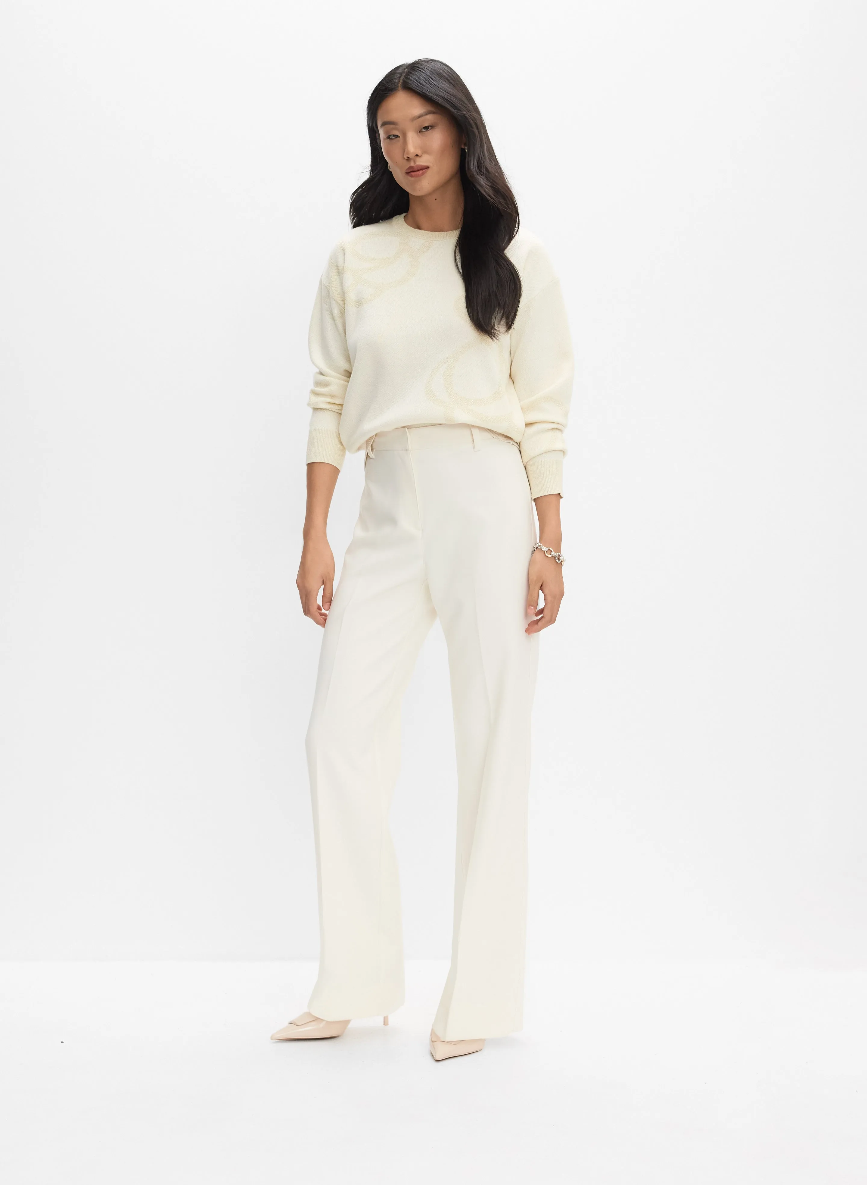 Tonal Metallic Sweater sold by Melanie Lyne product image thumbnail 3