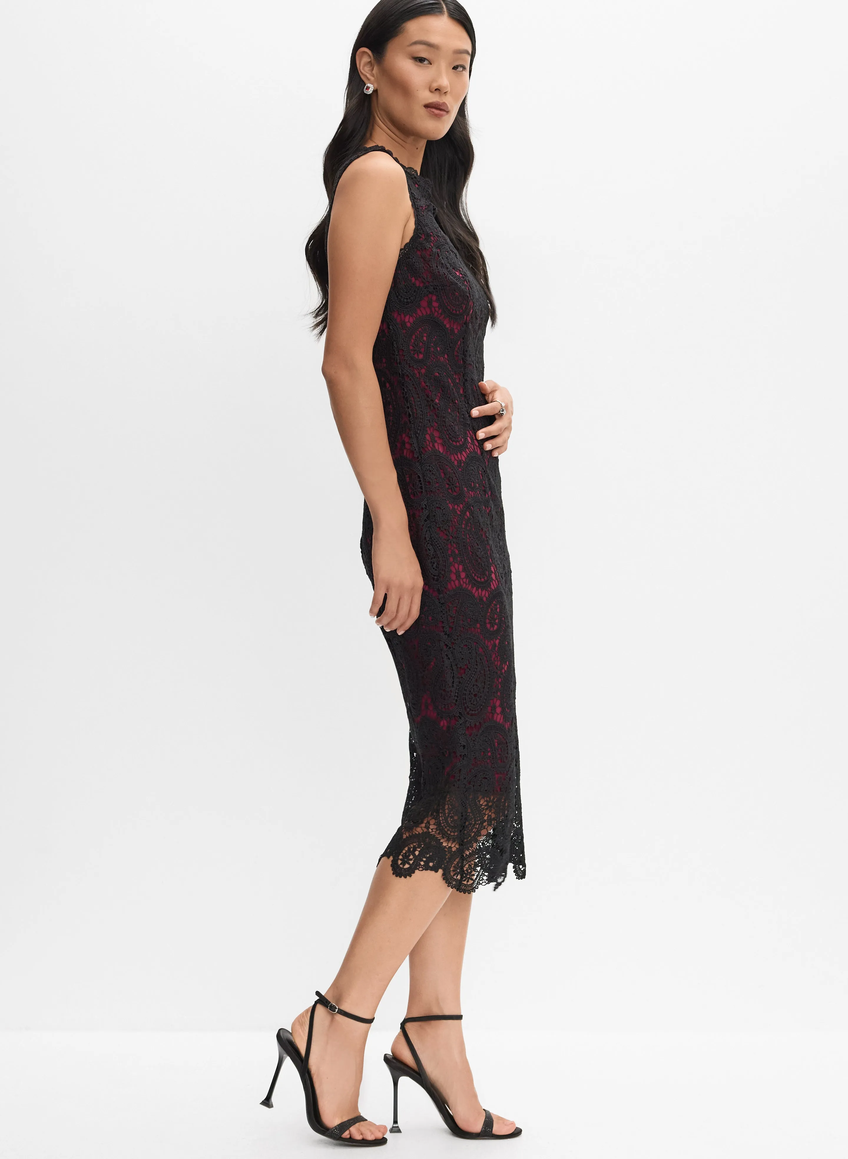 Satin & Lace Dress sold by Melanie Lyne product image thumbnail 2