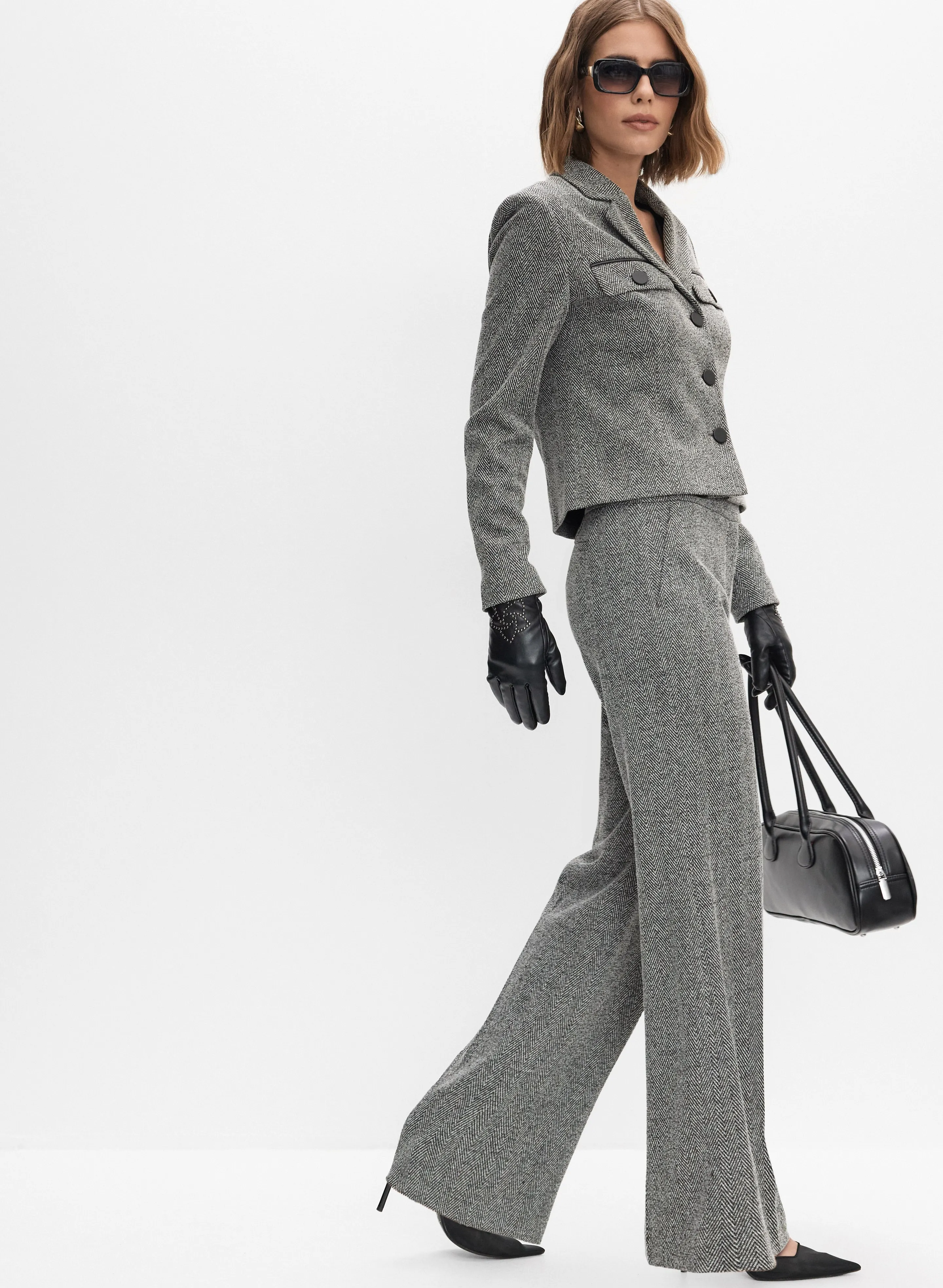 Herringbone Trousers sold by Melanie Lyne product image thumbnail 5
