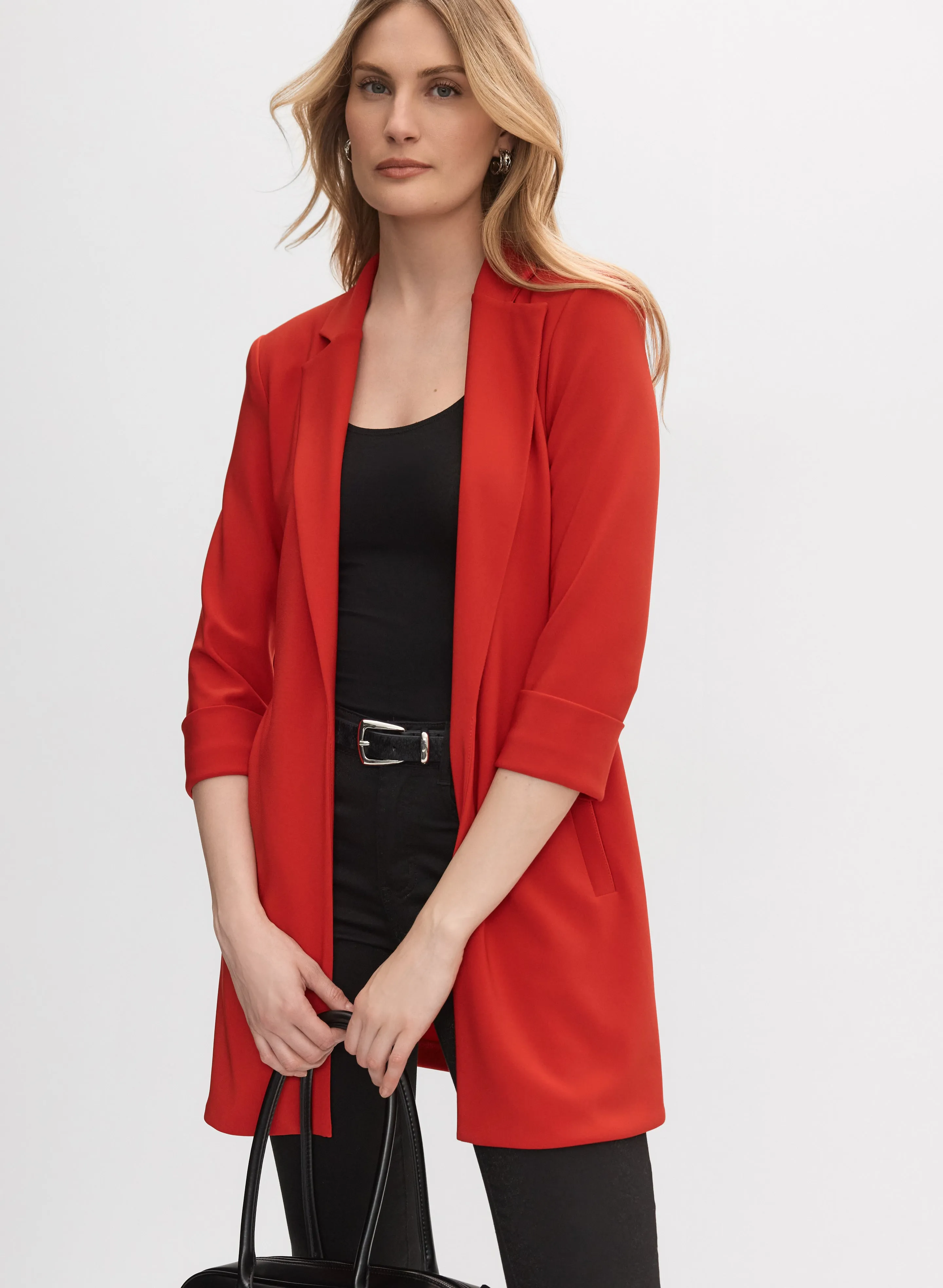 Joseph Ribkoff - Open 3/4 Sleeve Blazer sold by Melanie Lyne product image thumbnail 5