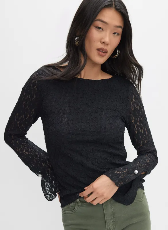 Fitted Lace Top made by Melanie Lyne