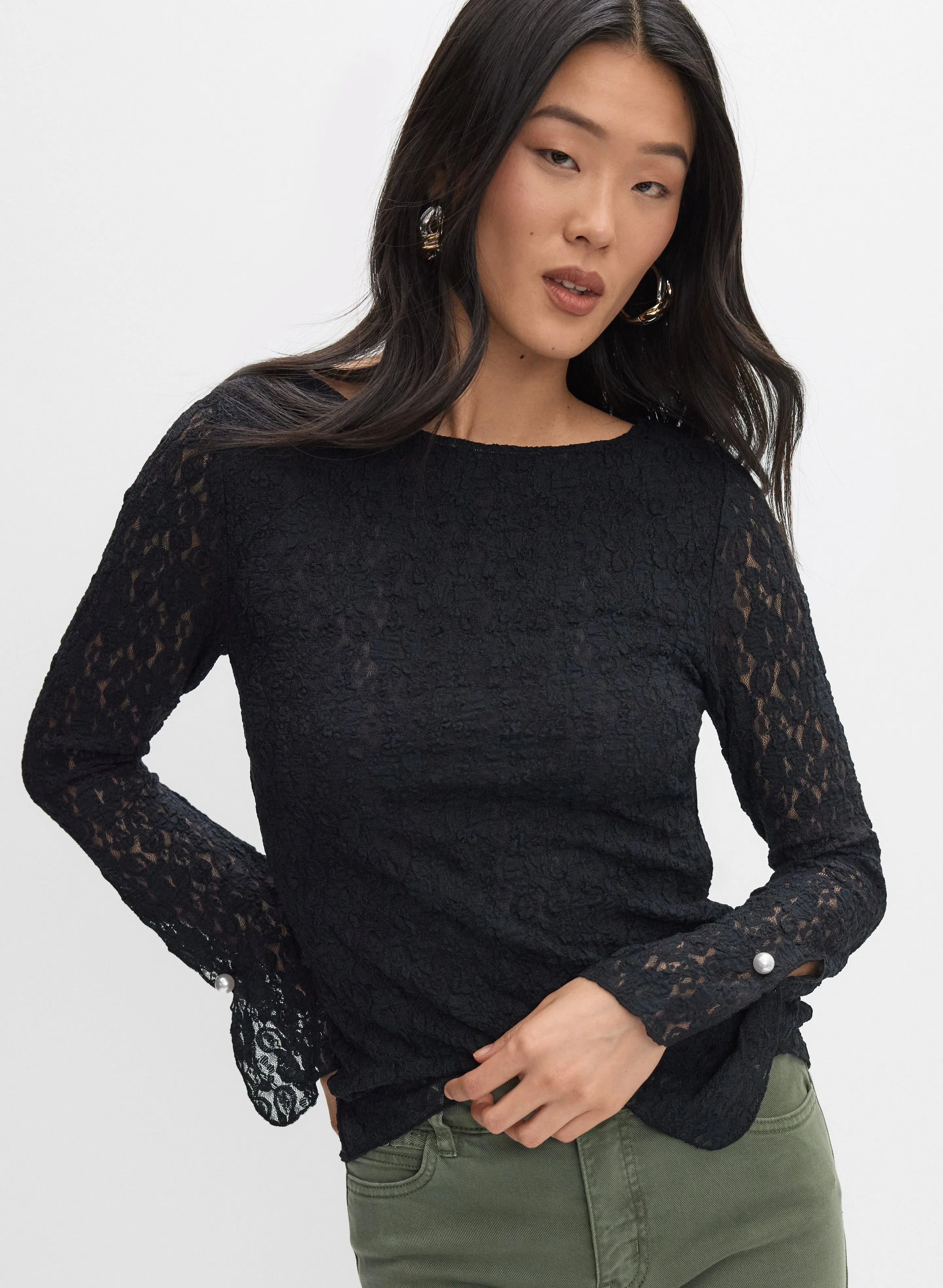 Fitted Lace Top sold by Melanie Lyne