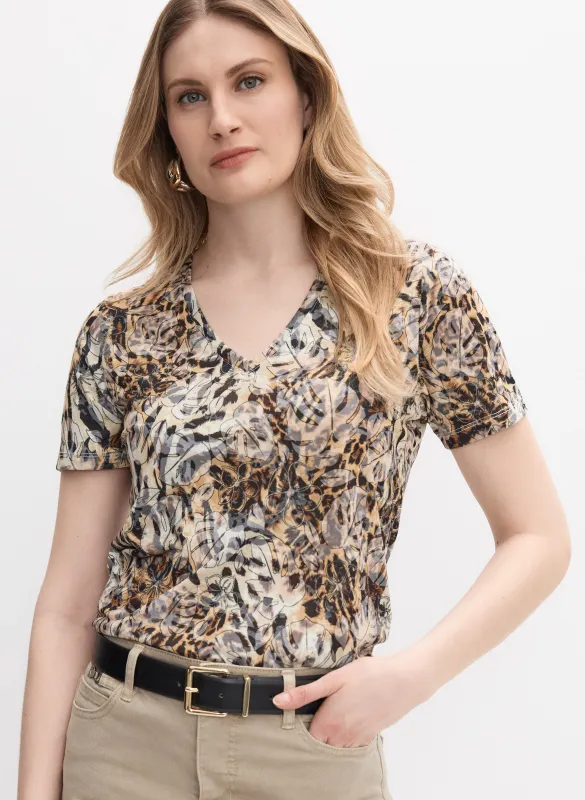 Animal Print T-Shirt made by Melanie Lyne
