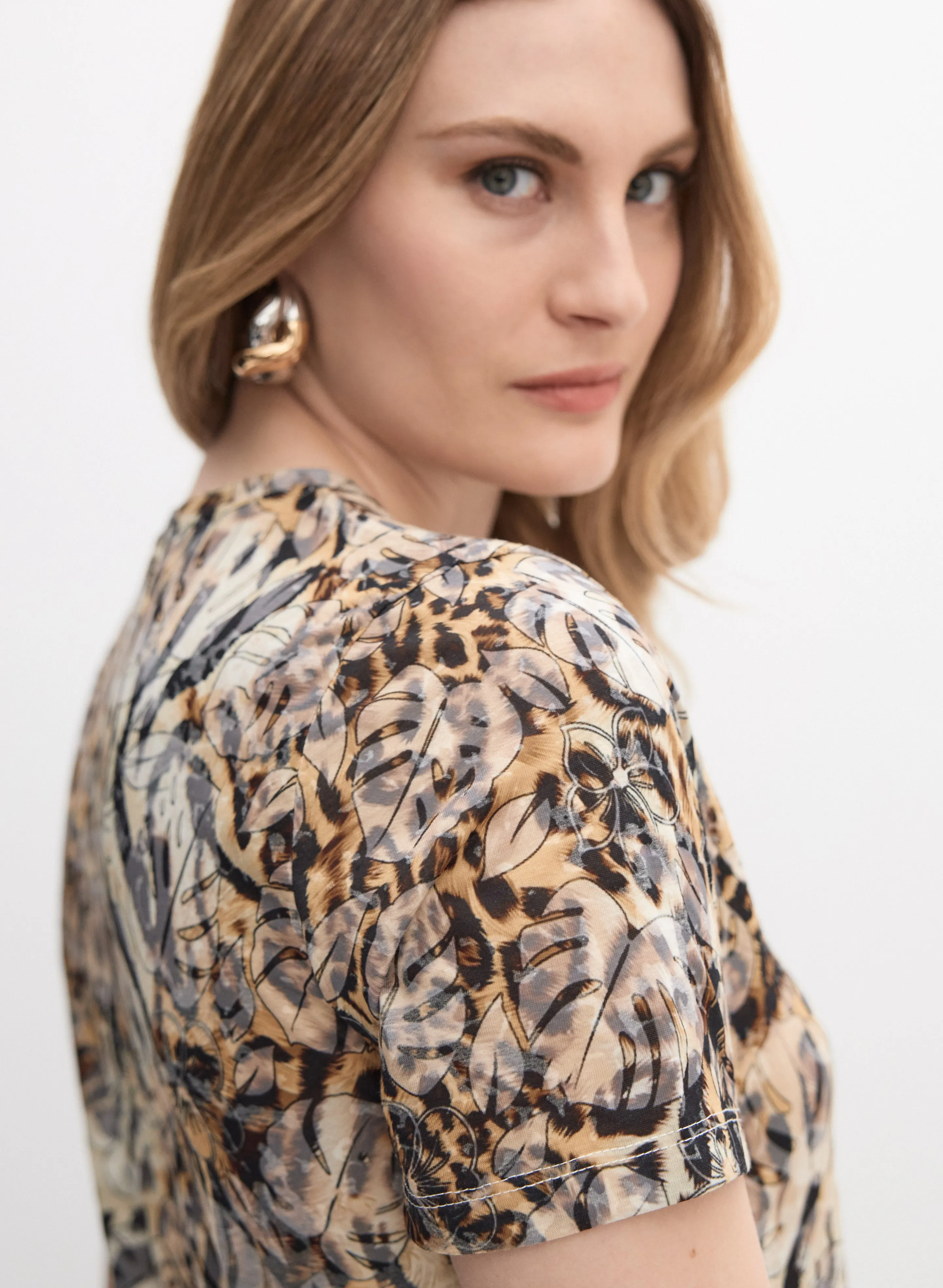 Animal Print T-Shirt sold by Melanie Lyne product image thumbnail 4