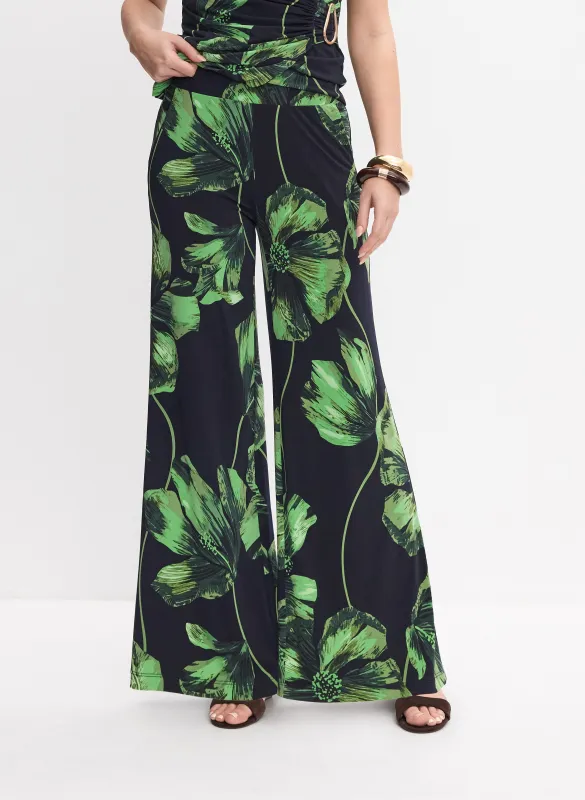 Floral Wide-Leg Pants made by Melanie Lyne