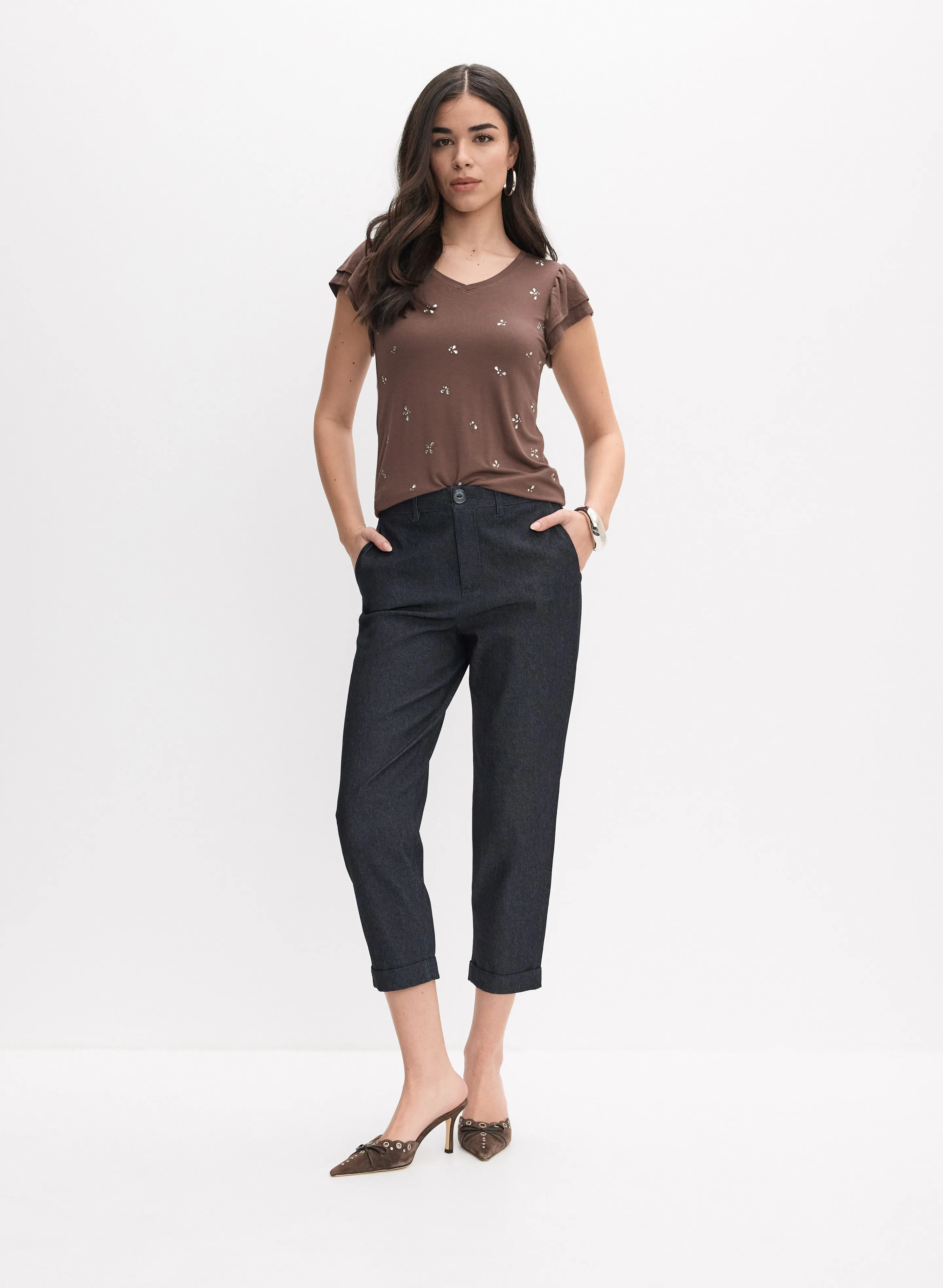 Straight-Leg Capris sold by Melanie Lyne product image thumbnail 3