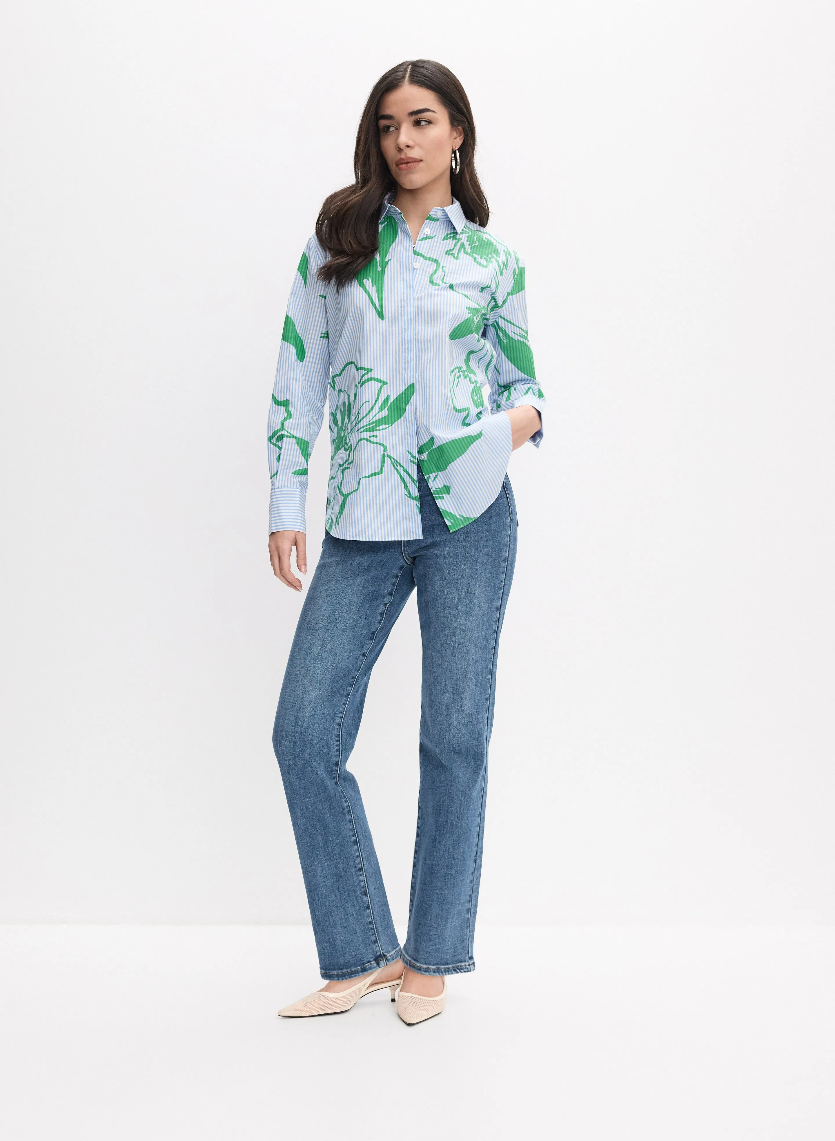 Joseph Ribkoff - Printed Stripe Blouse sold by Melanie Lyne product image thumbnail 3