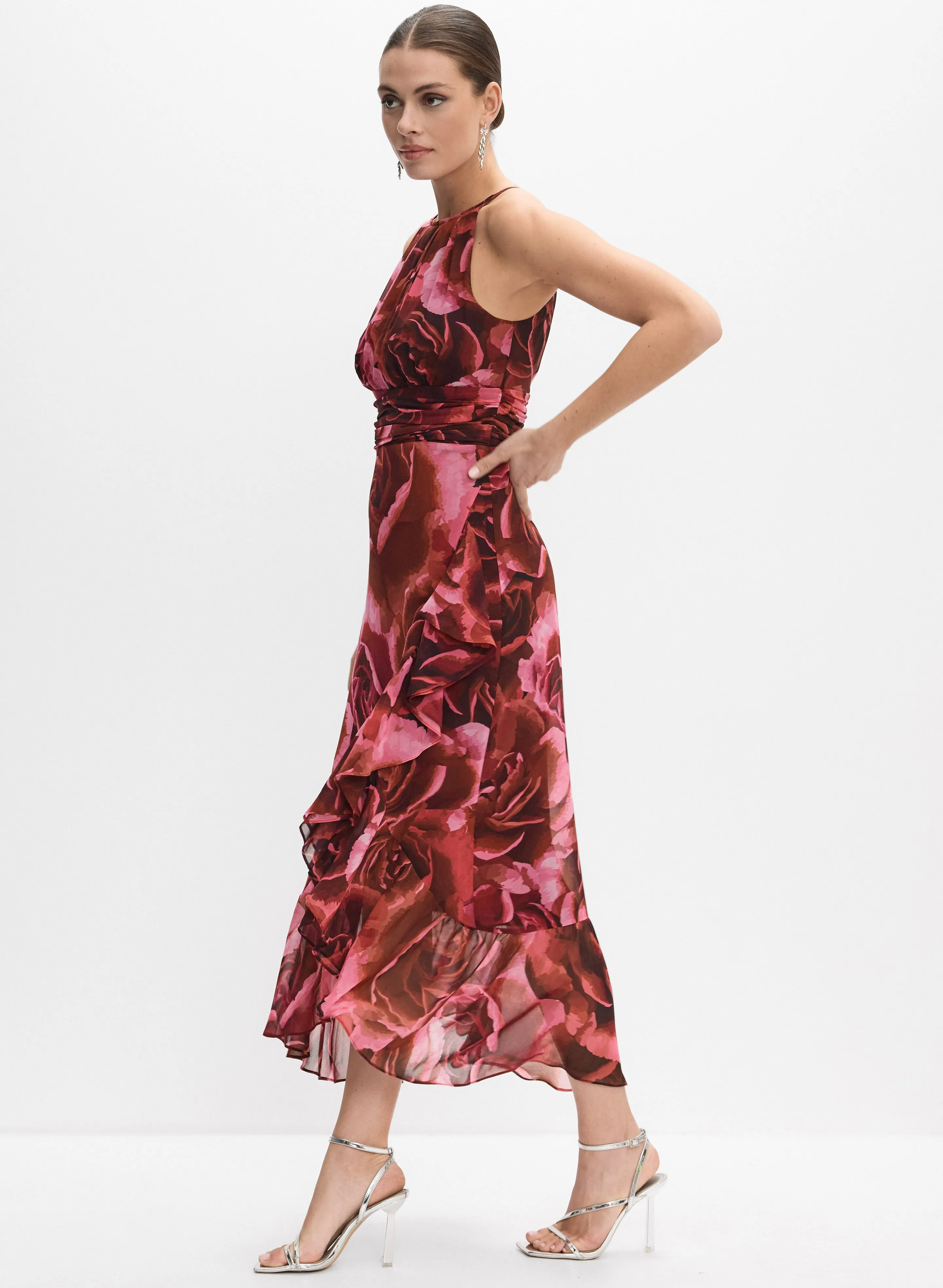 Floral Halter Neck Dress sold by Melanie Lyne product image thumbnail 2