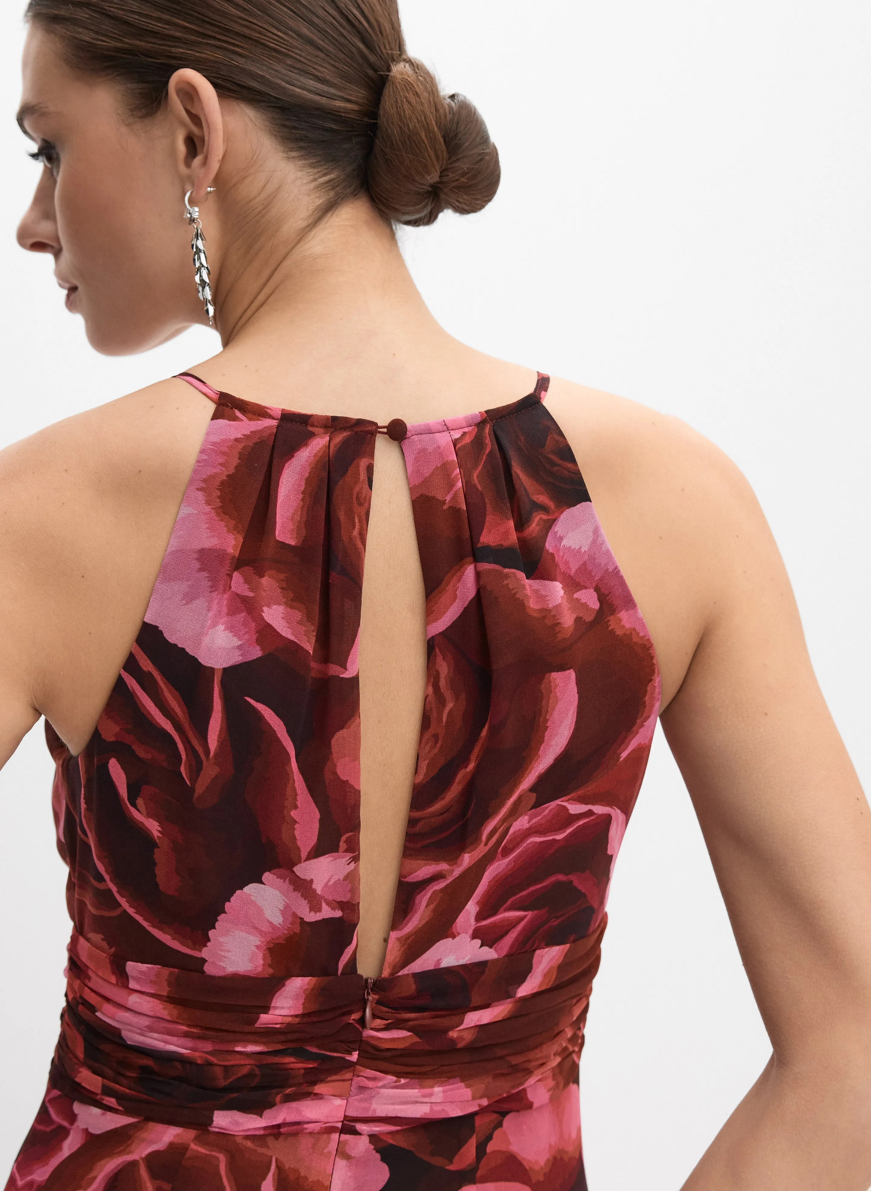 Floral Halter Neck Dress sold by Melanie Lyne product image thumbnail 3