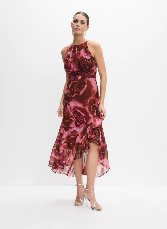 Floral Halter Neck Dress made by Melanie Lyne