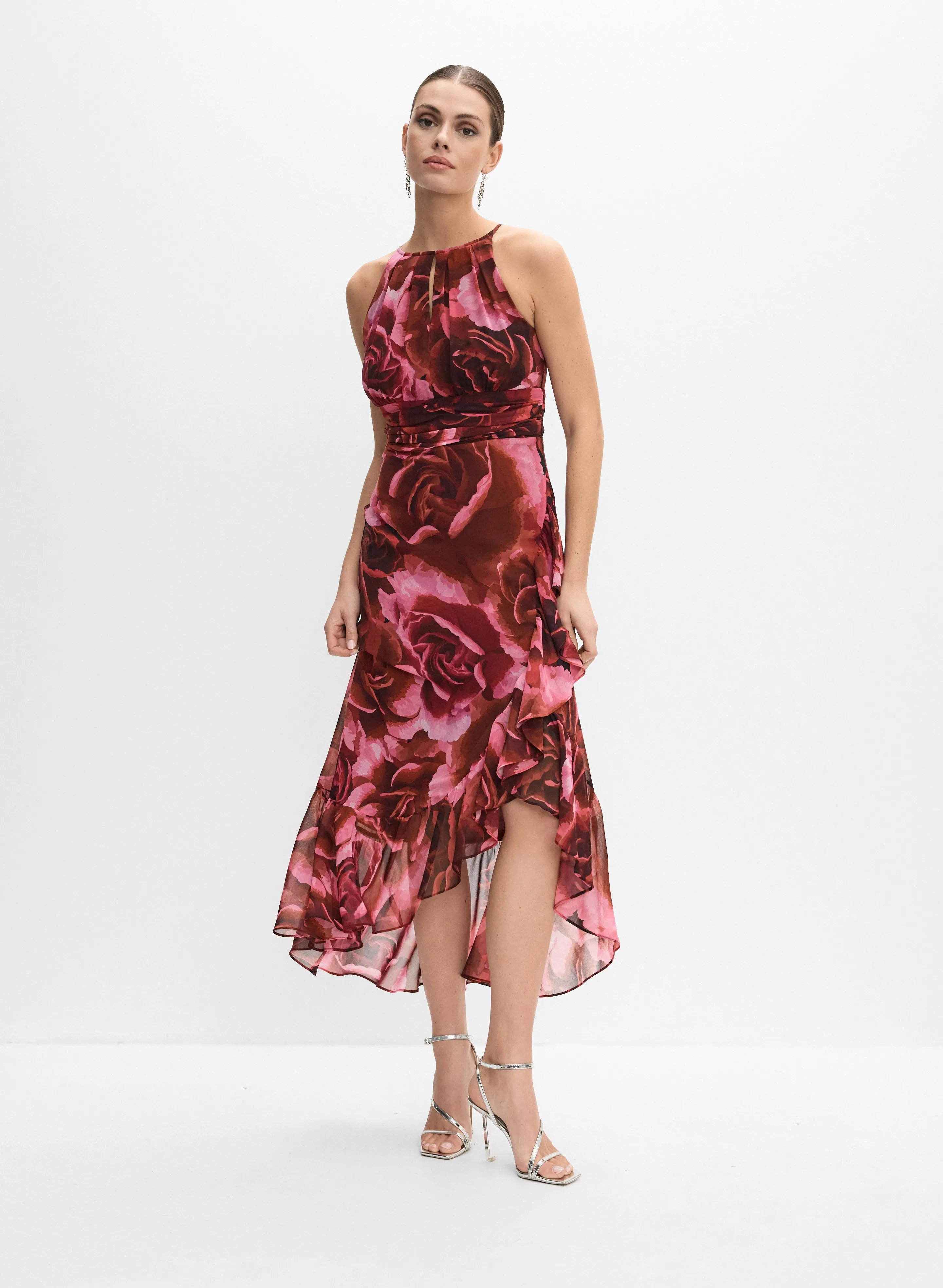 Floral Halter Neck Dress sold by Melanie Lyne