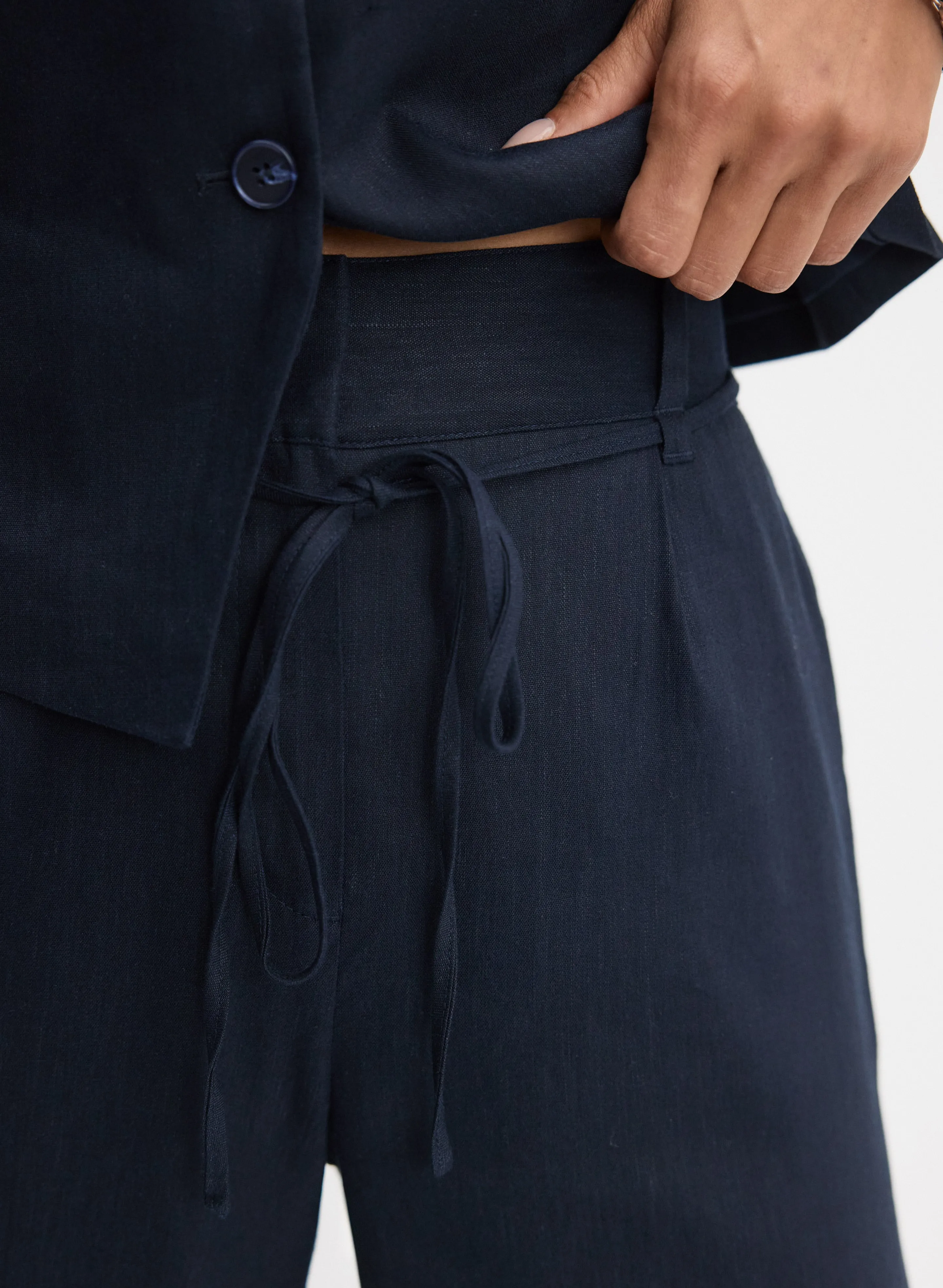 Soho Linen-Blend Pants sold by Melanie Lyne product image thumbnail 4