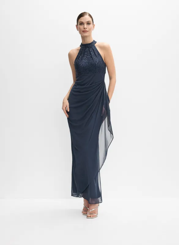 Alex Evenings - Sequined Chiffon Dress made by Melanie Lyne