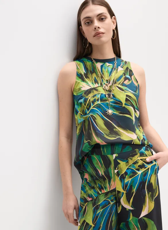 Tropical Print Top made by Melanie Lyne