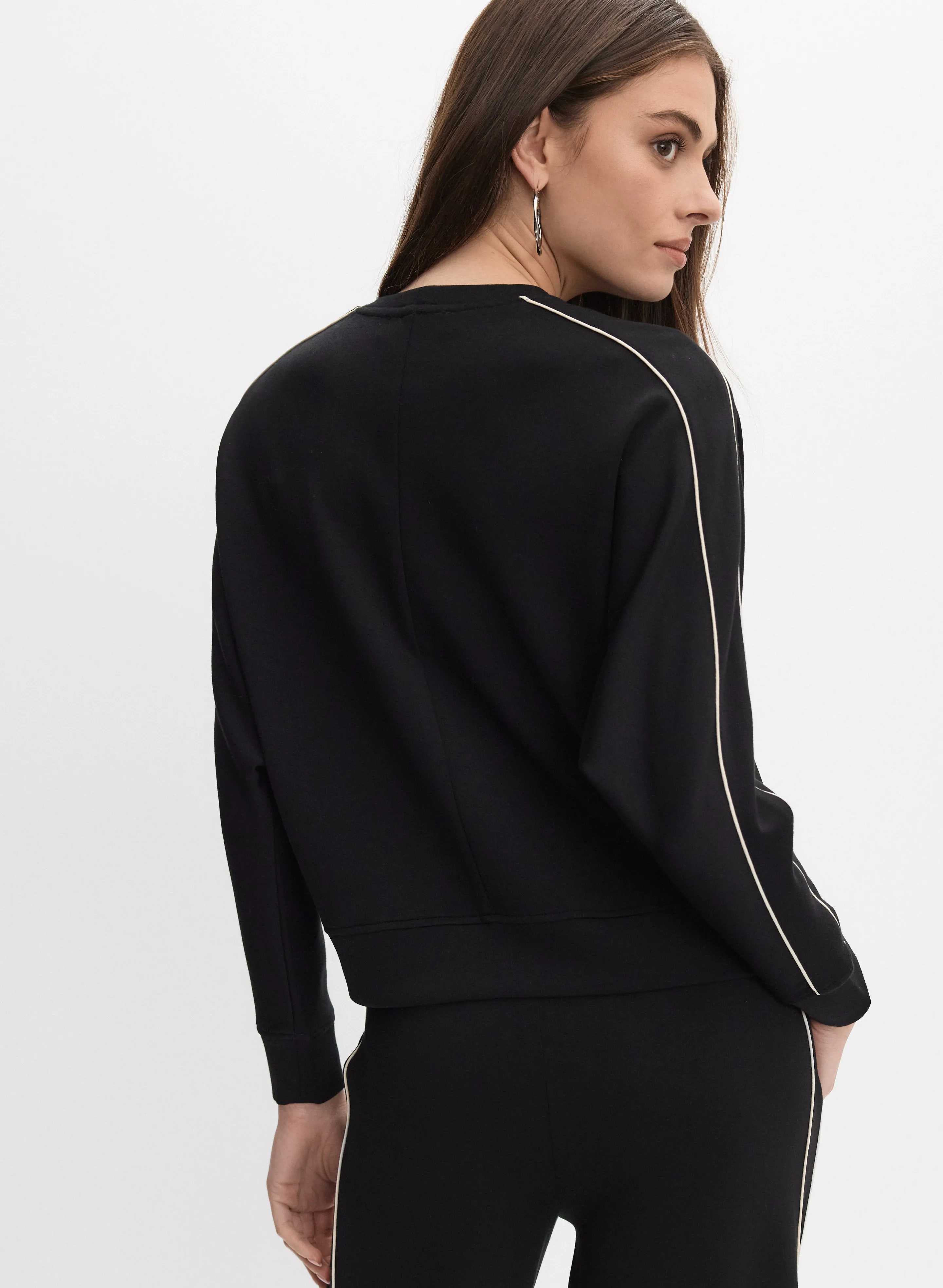 Embroidered Script Sweatshirt sold by Melanie Lyne product image thumbnail 4