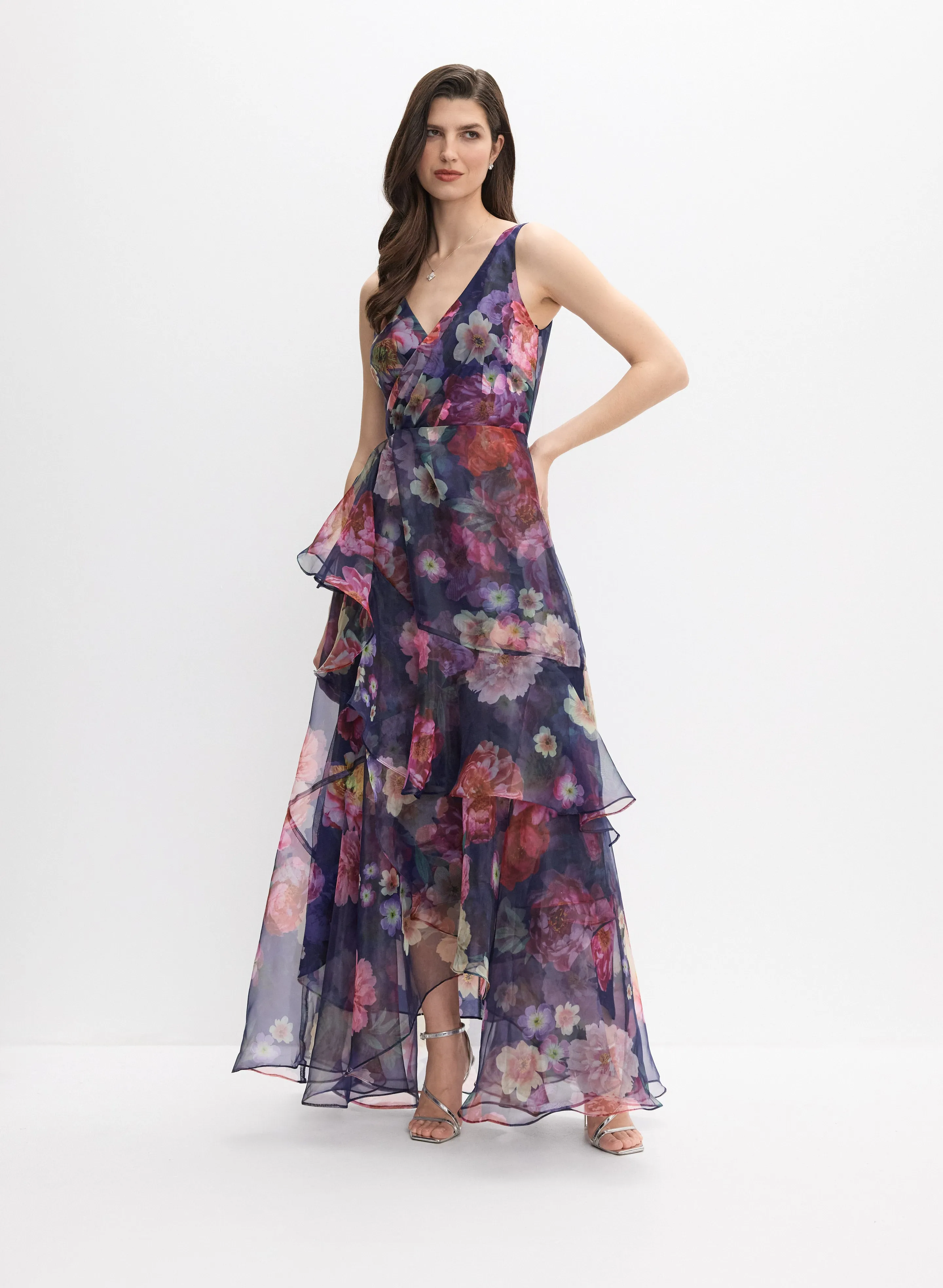 Tiered Floral Organza Dress sold by Melanie Lyne