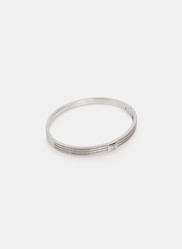 Crystal & Stone Bangle Bracelet made by Melanie Lyne