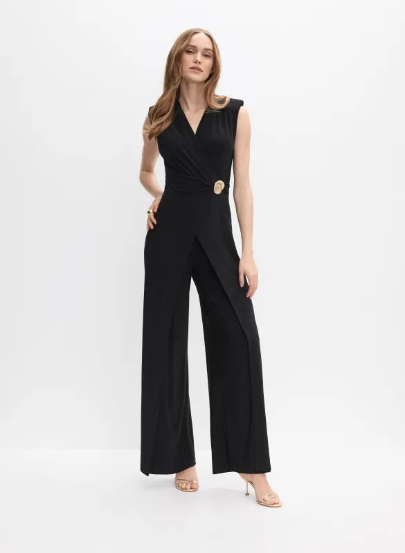 Joseph Ribkoff - Seashell Hardware Culotte Jumpsuit made by Melanie Lyne