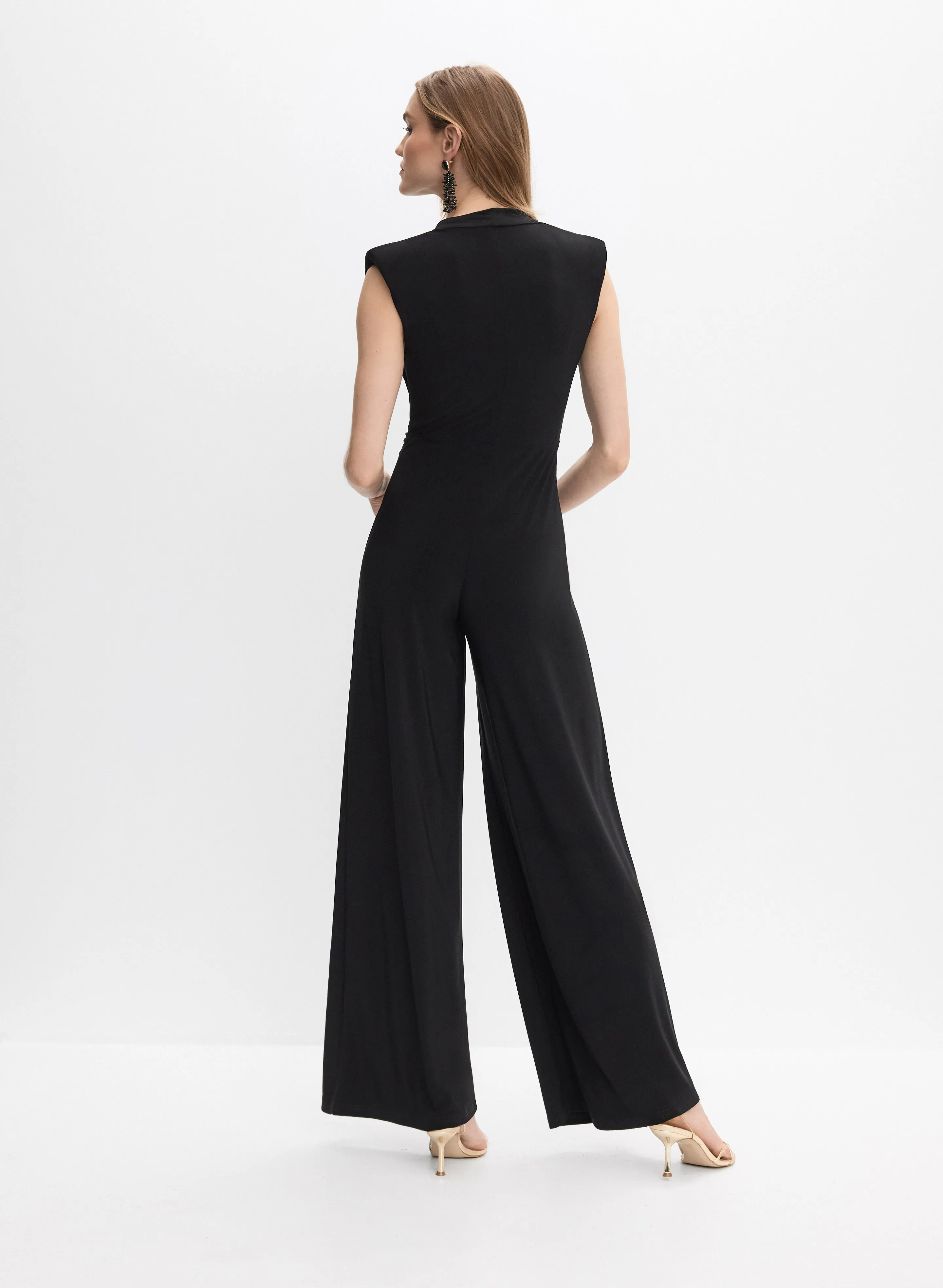 Joseph Ribkoff - Seashell Hardware Culotte Jumpsuit sold by Melanie Lyne product image thumbnail 3