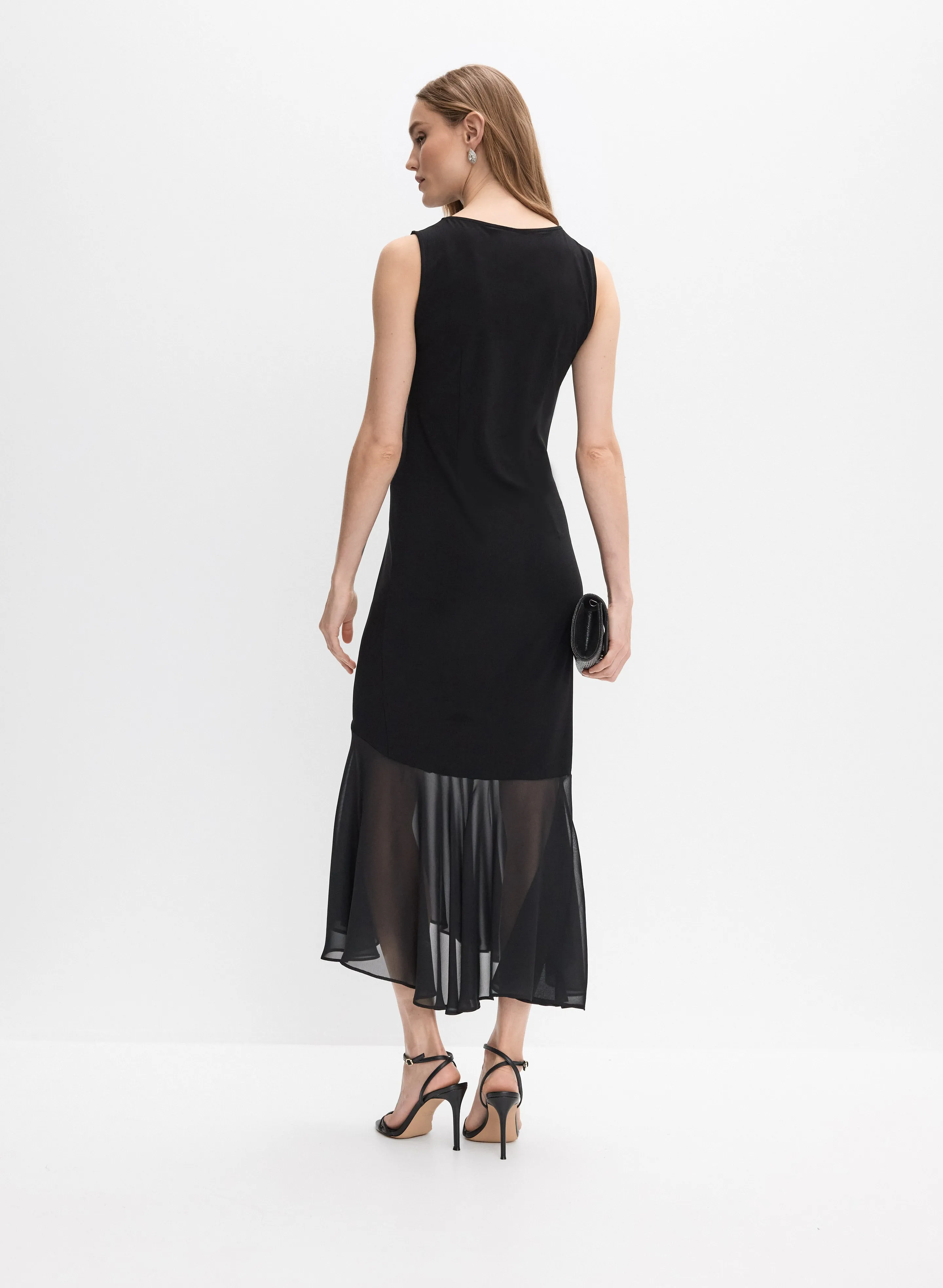Joseph Ribkoff - Chiffon Bottom Dress sold by Melanie Lyne product image thumbnail 2