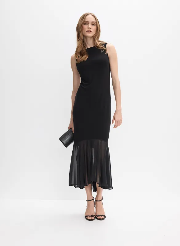 Joseph Ribkoff - Chiffon Bottom Dress made by Melanie Lyne