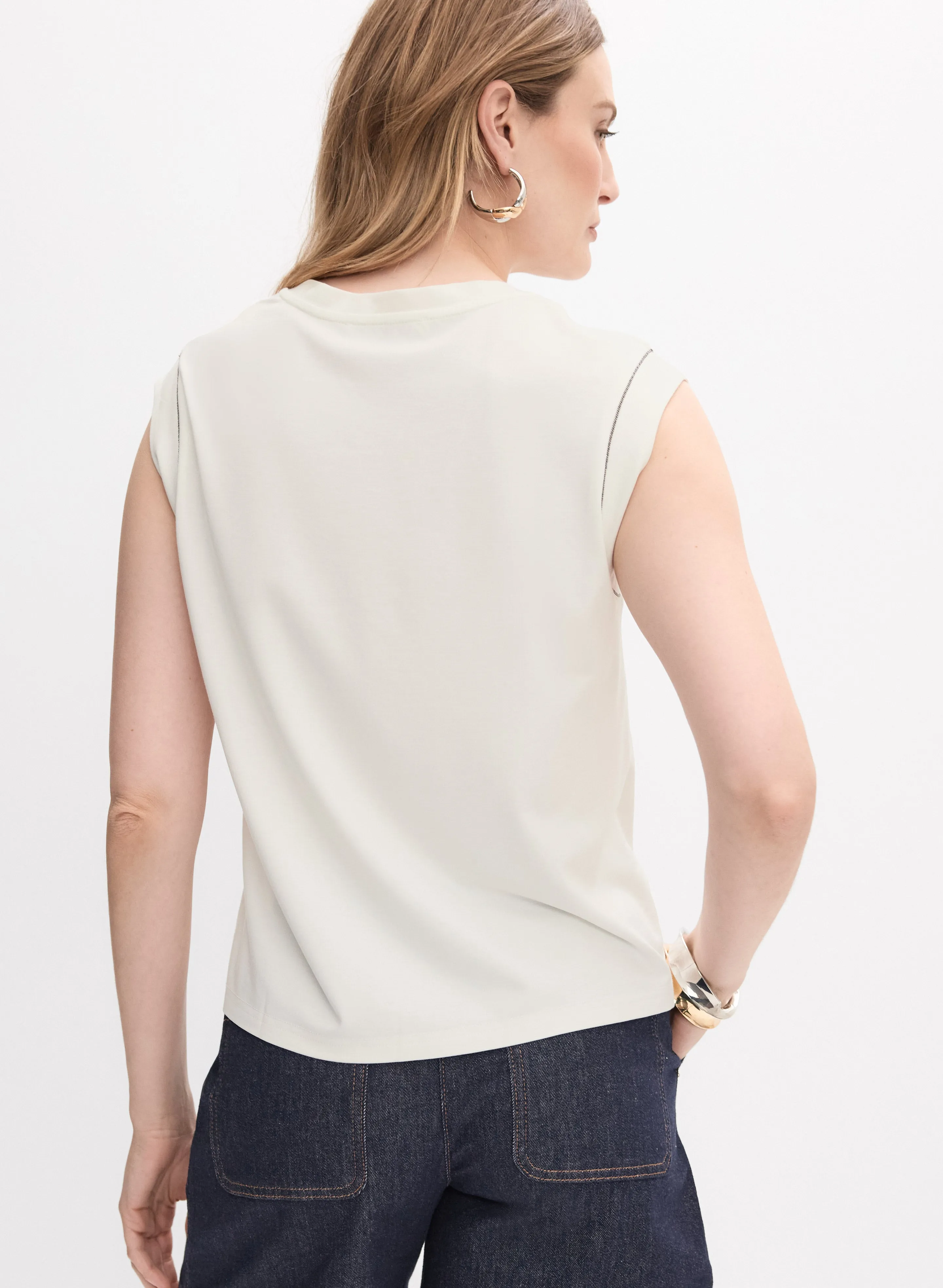 Chain Detail T-Shirt sold by Melanie Lyne product image thumbnail 4
