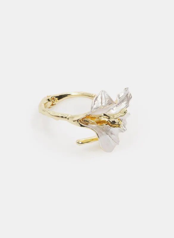 Flower Bangle Bracelet made by Melanie Lyne