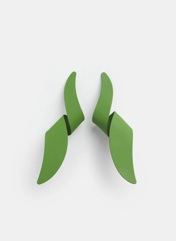 Large Ribbon Earrings made by Melanie Lyne