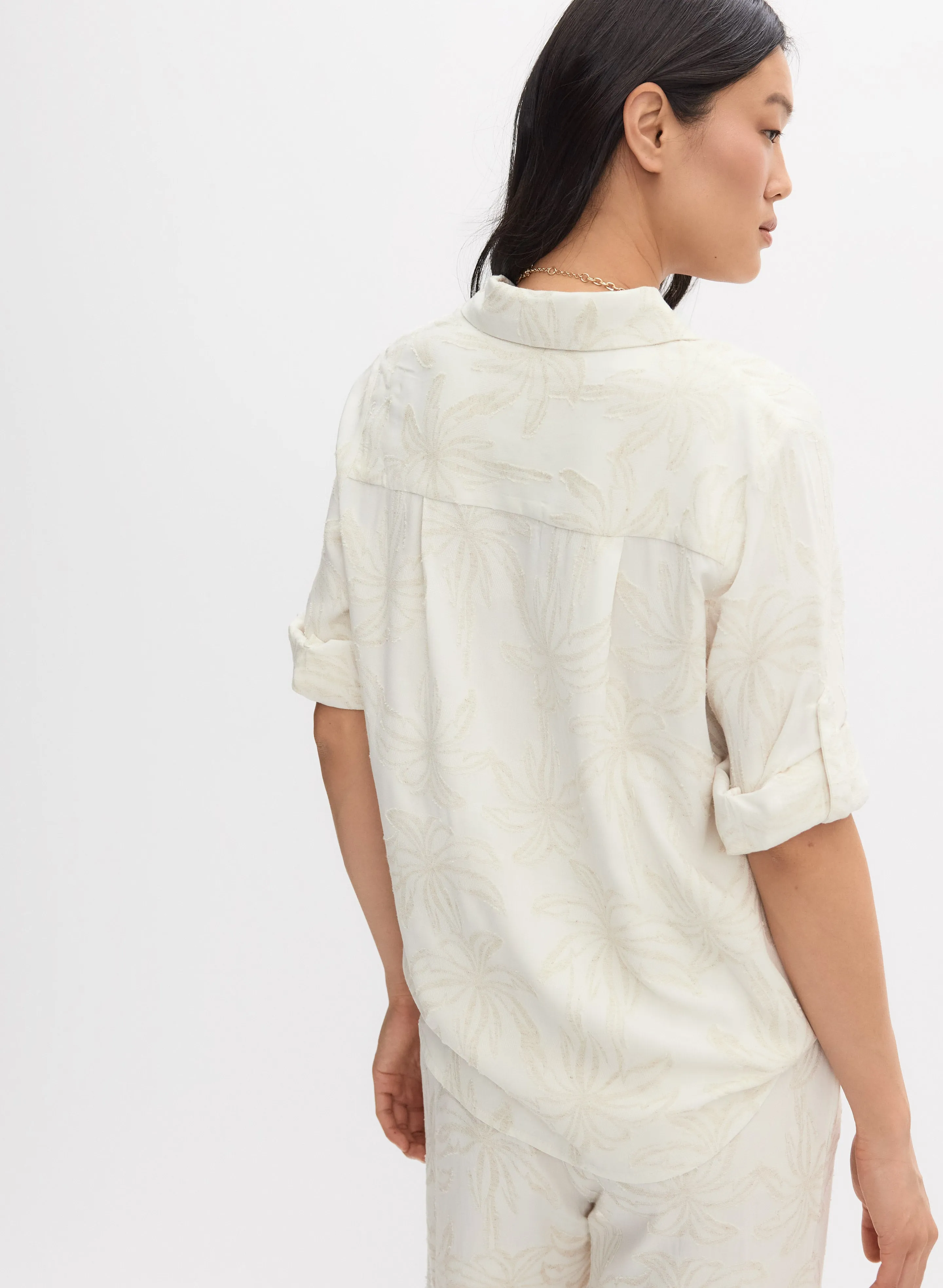 Tonal Tropical Blouse sold by Melanie Lyne product image thumbnail 3