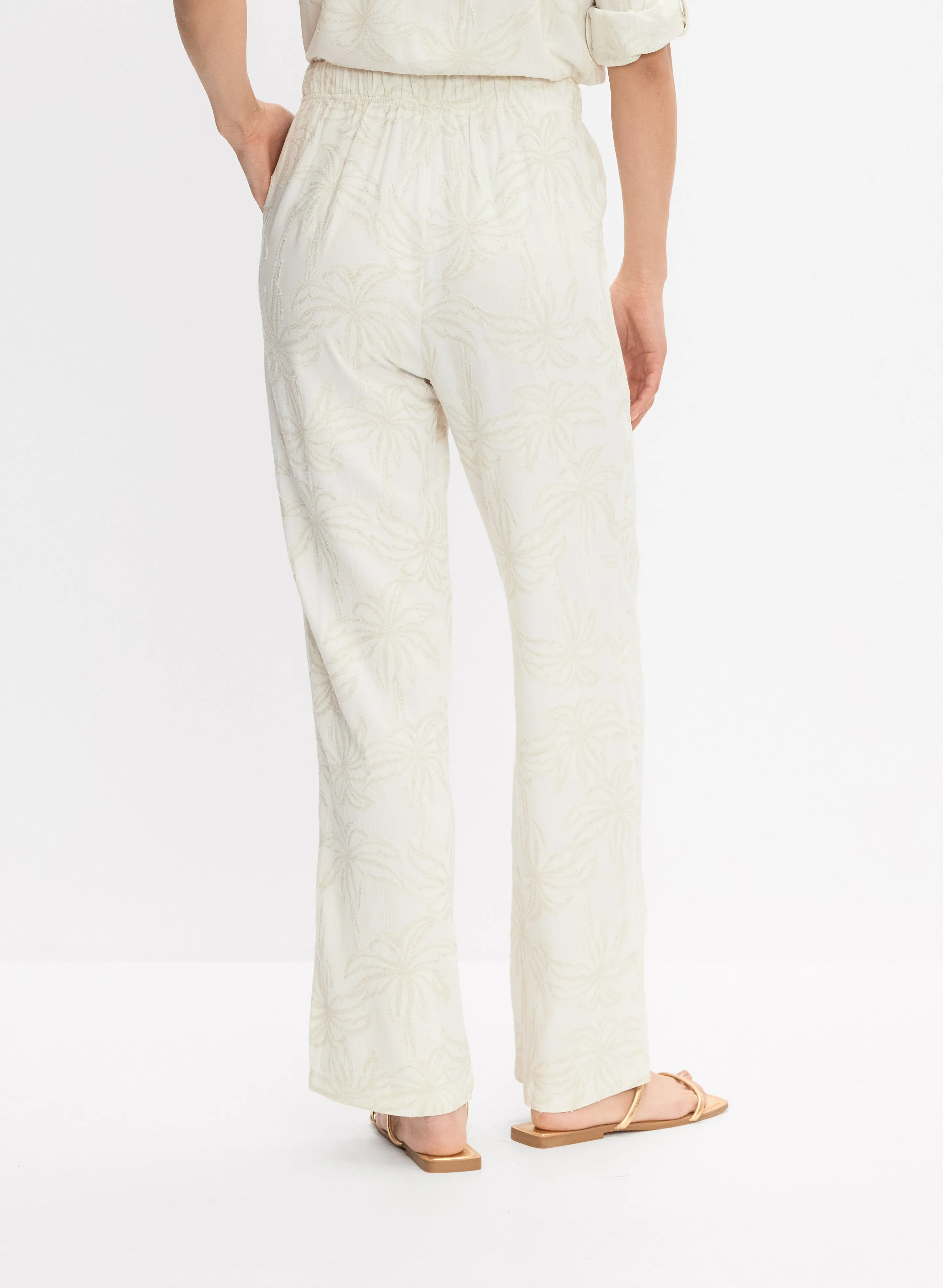 Tonal Tropical Pants sold by Melanie Lyne product image thumbnail 3
