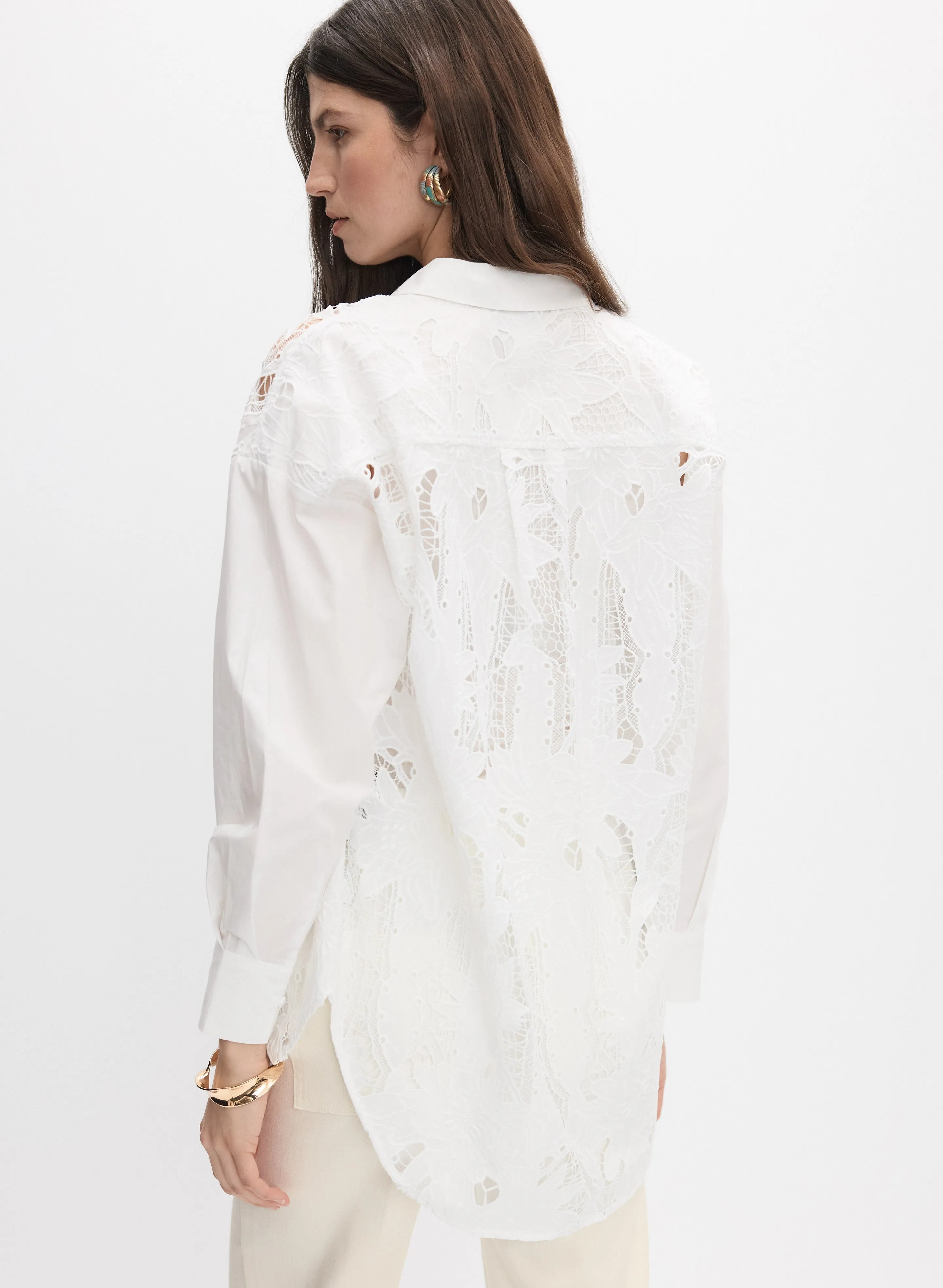 Joseph Ribkoff - Eyelet Embroidered Blouse sold by Melanie Lyne product image thumbnail 4