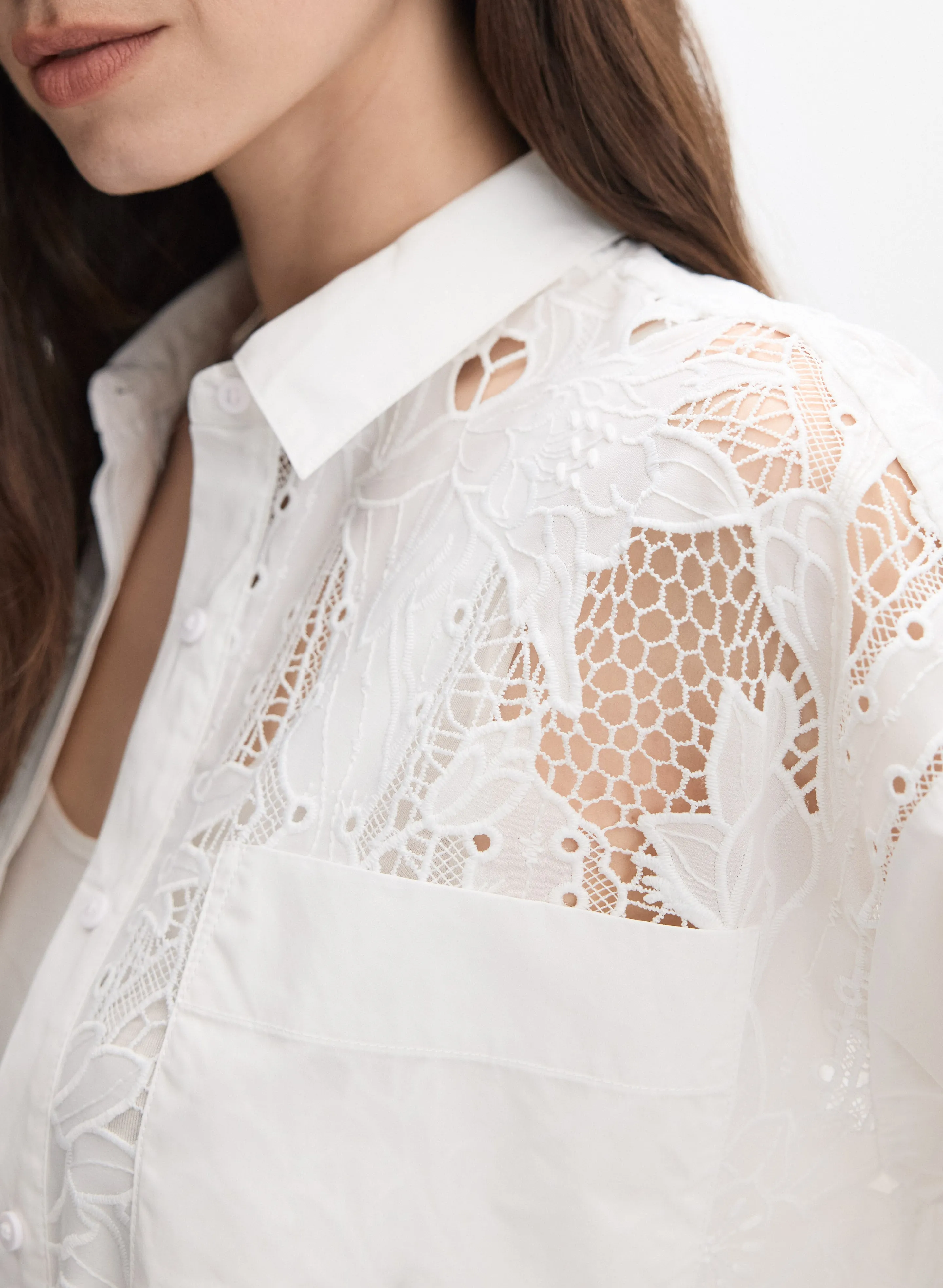Joseph Ribkoff - Eyelet Embroidered Blouse sold by Melanie Lyne product image thumbnail 2