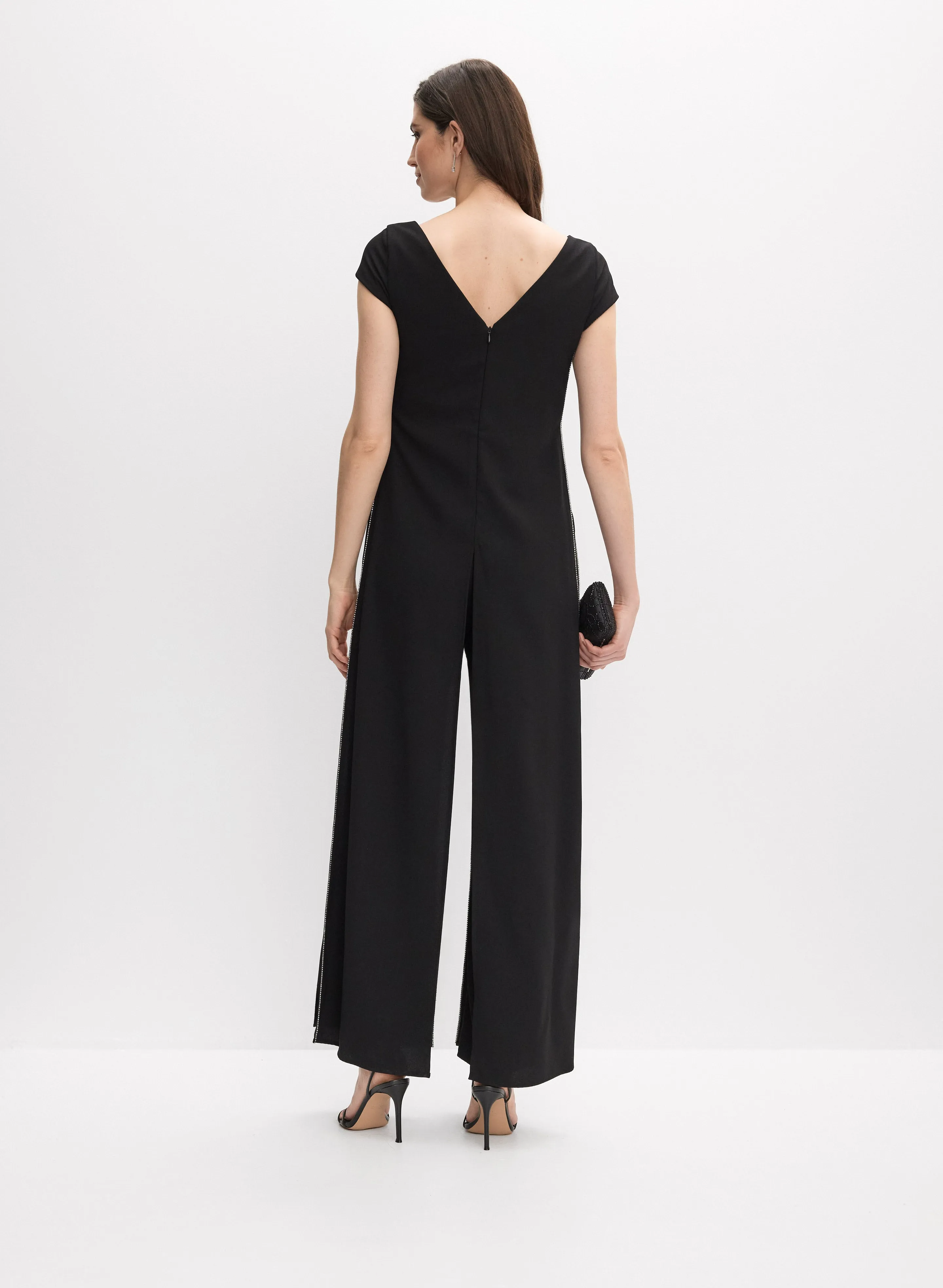 Joseph Ribkoff - Wide-Leg Jumpsuit sold by Melanie Lyne product image thumbnail 4