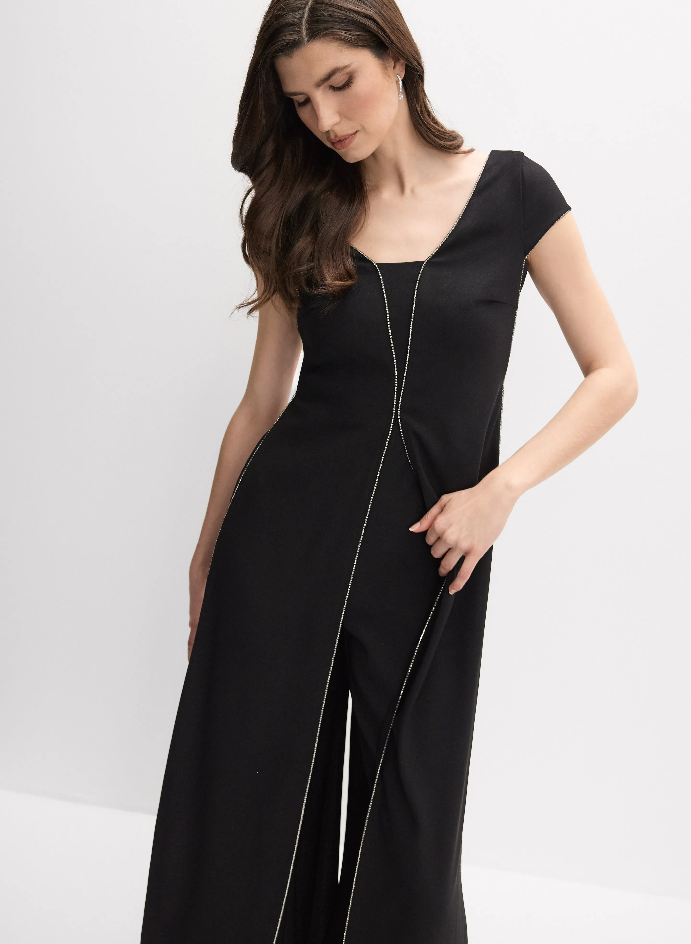 Joseph Ribkoff - Wide-Leg Jumpsuit sold by Melanie Lyne product image thumbnail 5