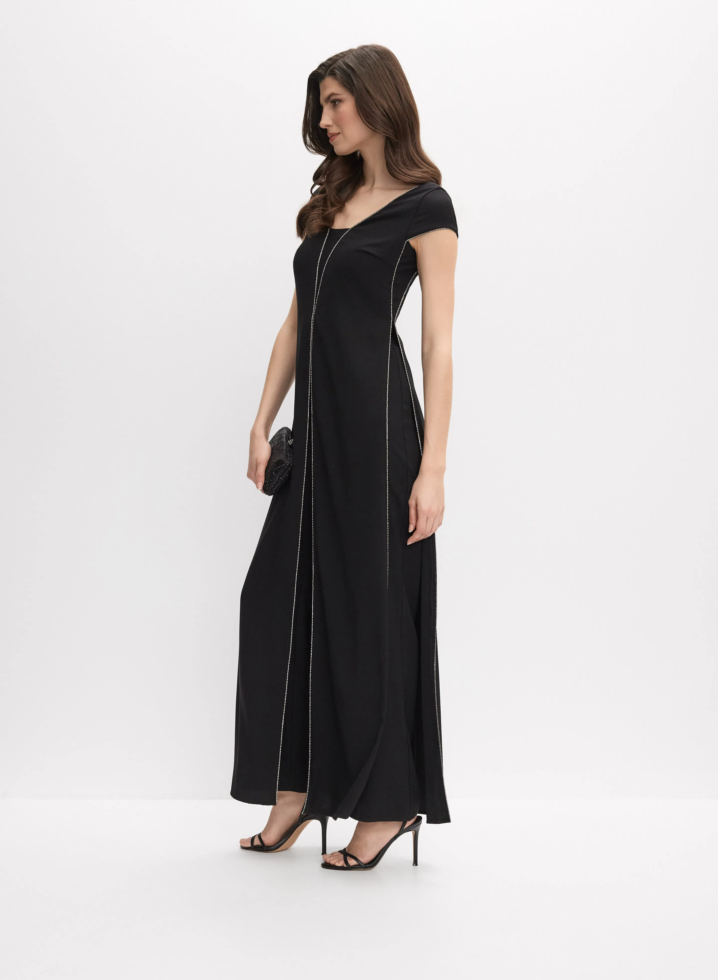 Joseph Ribkoff - Wide-Leg Jumpsuit sold by Melanie Lyne product image thumbnail 3