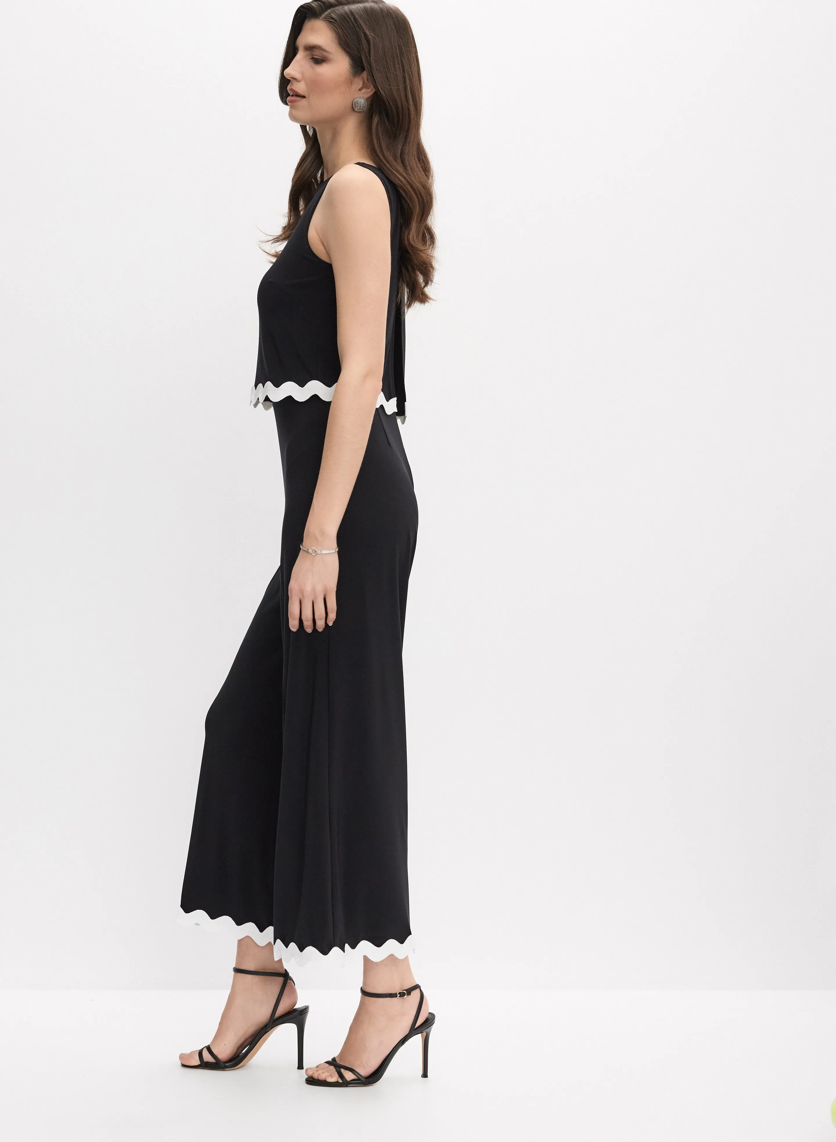 Joseph Ribkoff - Sleeveless Wide-Leg Jumpsuit sold by Melanie Lyne product image thumbnail 3